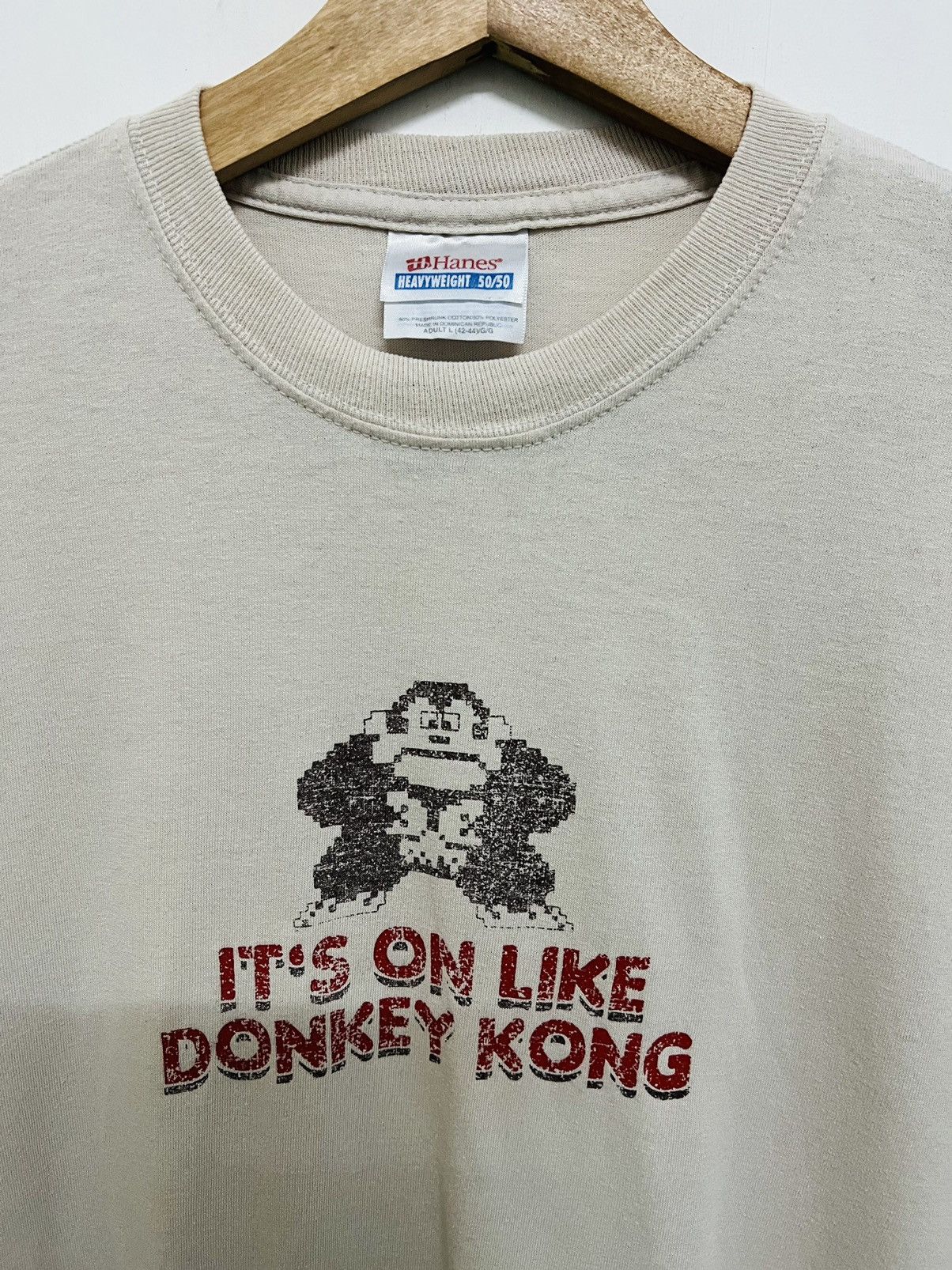 Hanes × Nintendo × Vintage Vintage Donkey Kong Nintendo Game Tee Size US L / EU 52-54 / 3 - 3 Thumbnail