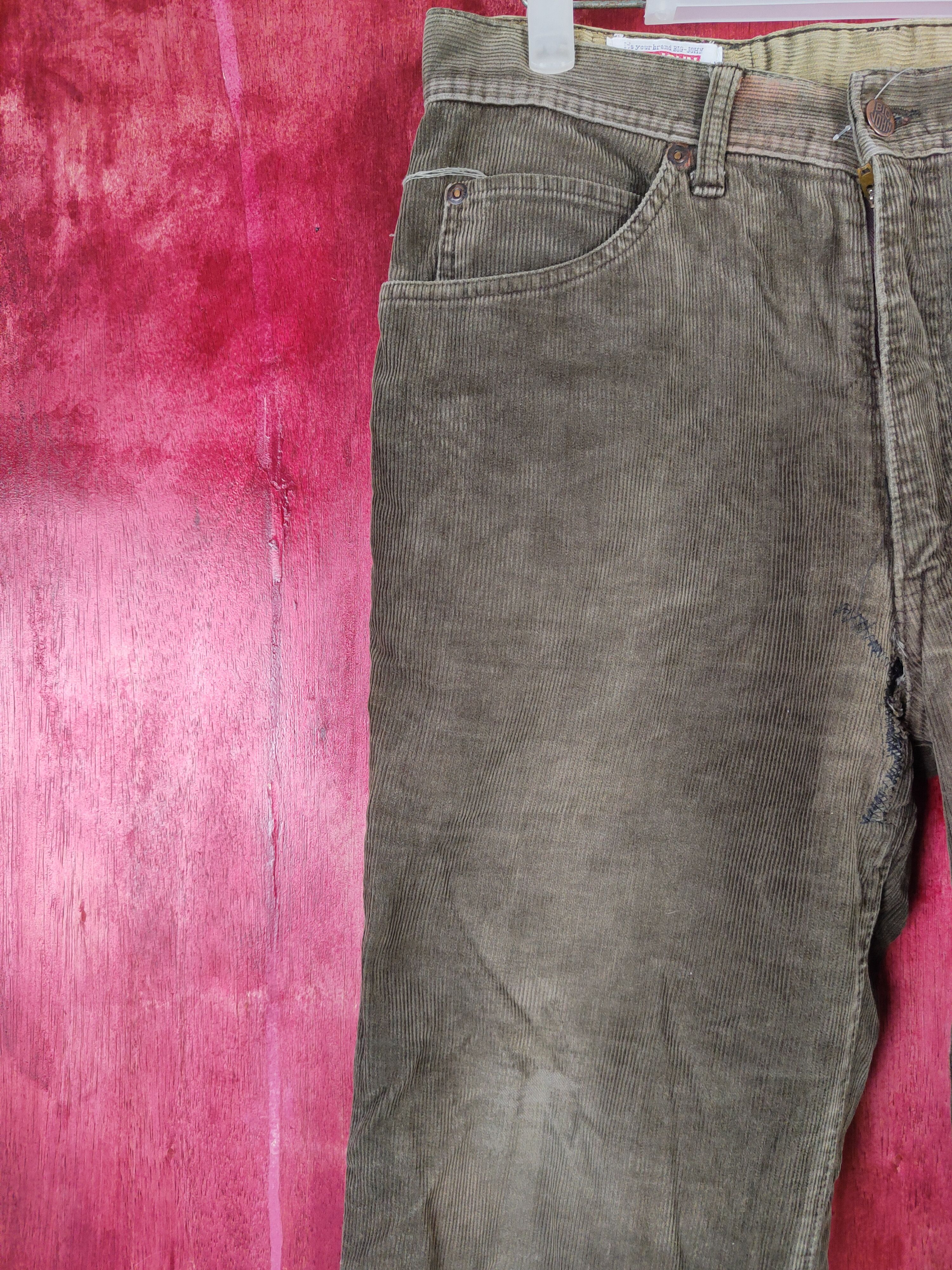 Big John Big John Brown corduroy cargo casual pants #4675 Size US 32 / EU 48 - 4 Thumbnail