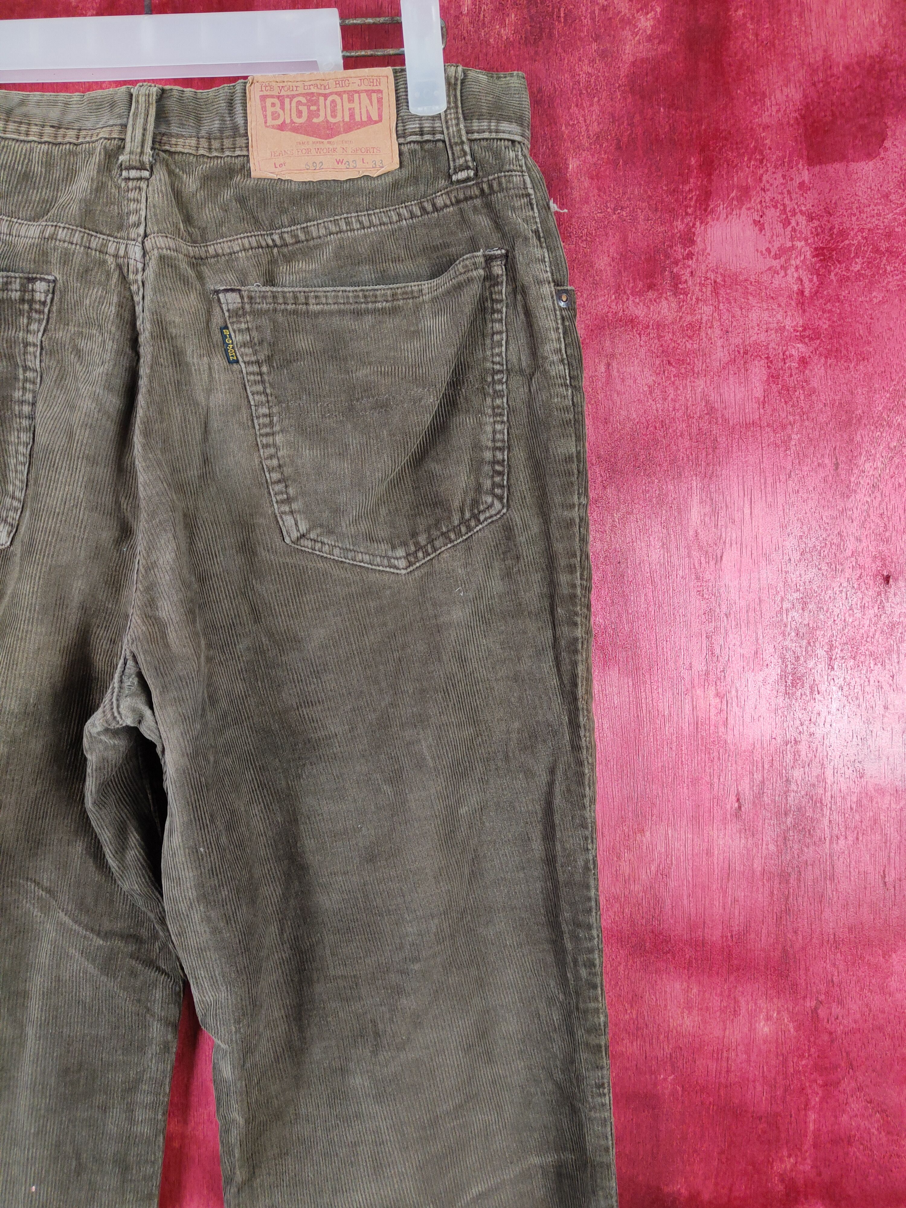 Big John Big John Brown corduroy cargo casual pants #4675 Size US 32 / EU 48 - 11 Thumbnail