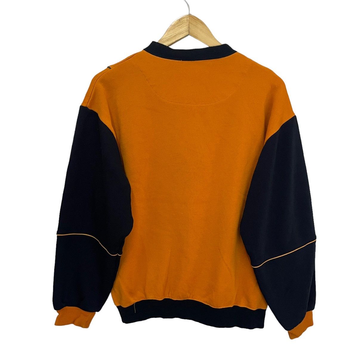 Japanese Brand × Vintage 💥 90s Space Communication Ray Wood Crewneck Sweatshirt Size US M / EU 48-50 / 2 - 5 Thumbnail