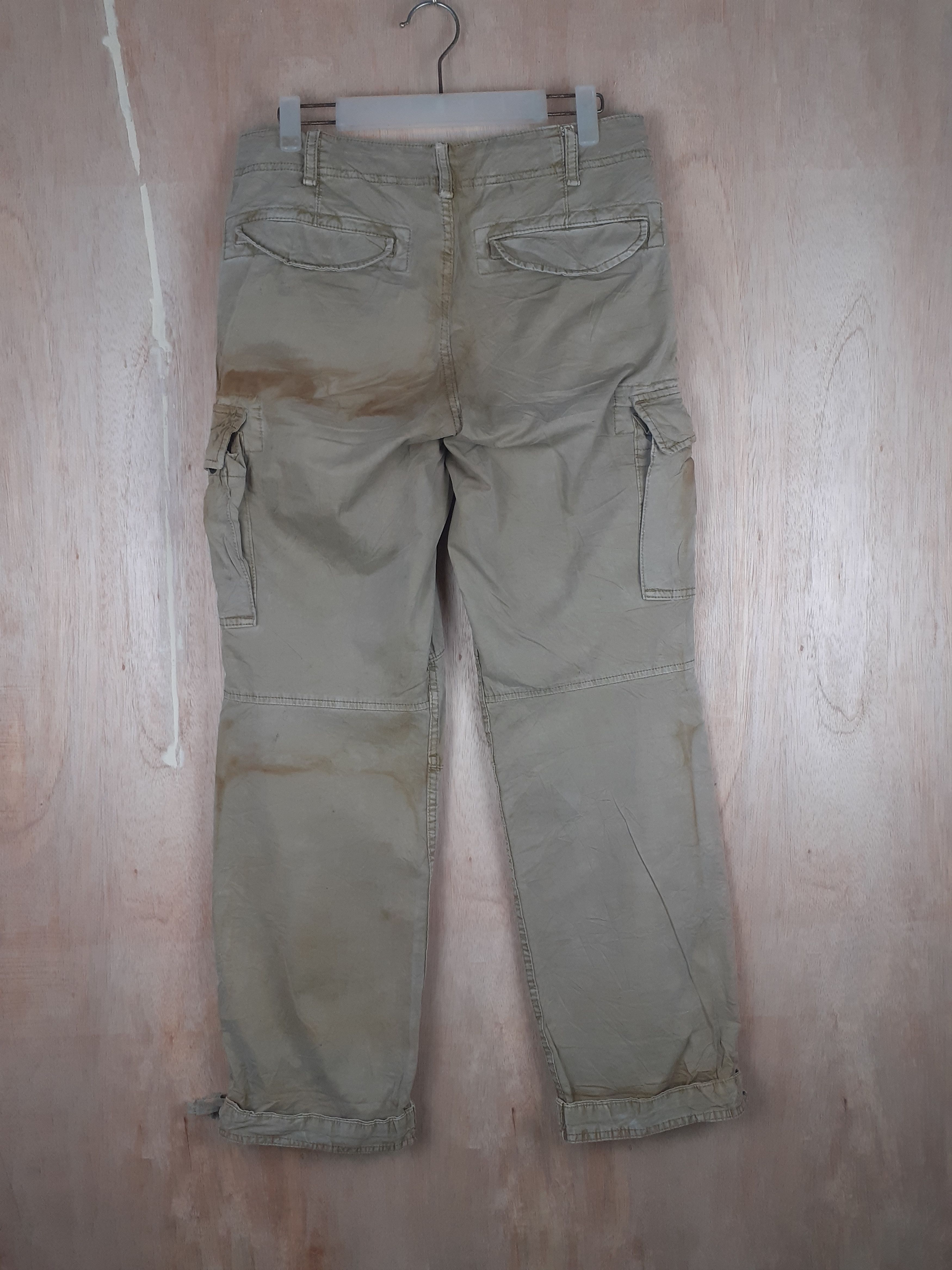 Japanese Brand Uniqlo light brown multipocket tactical cargo pant #S242 Size US 30 / EU 46 - 10 Thumbnail