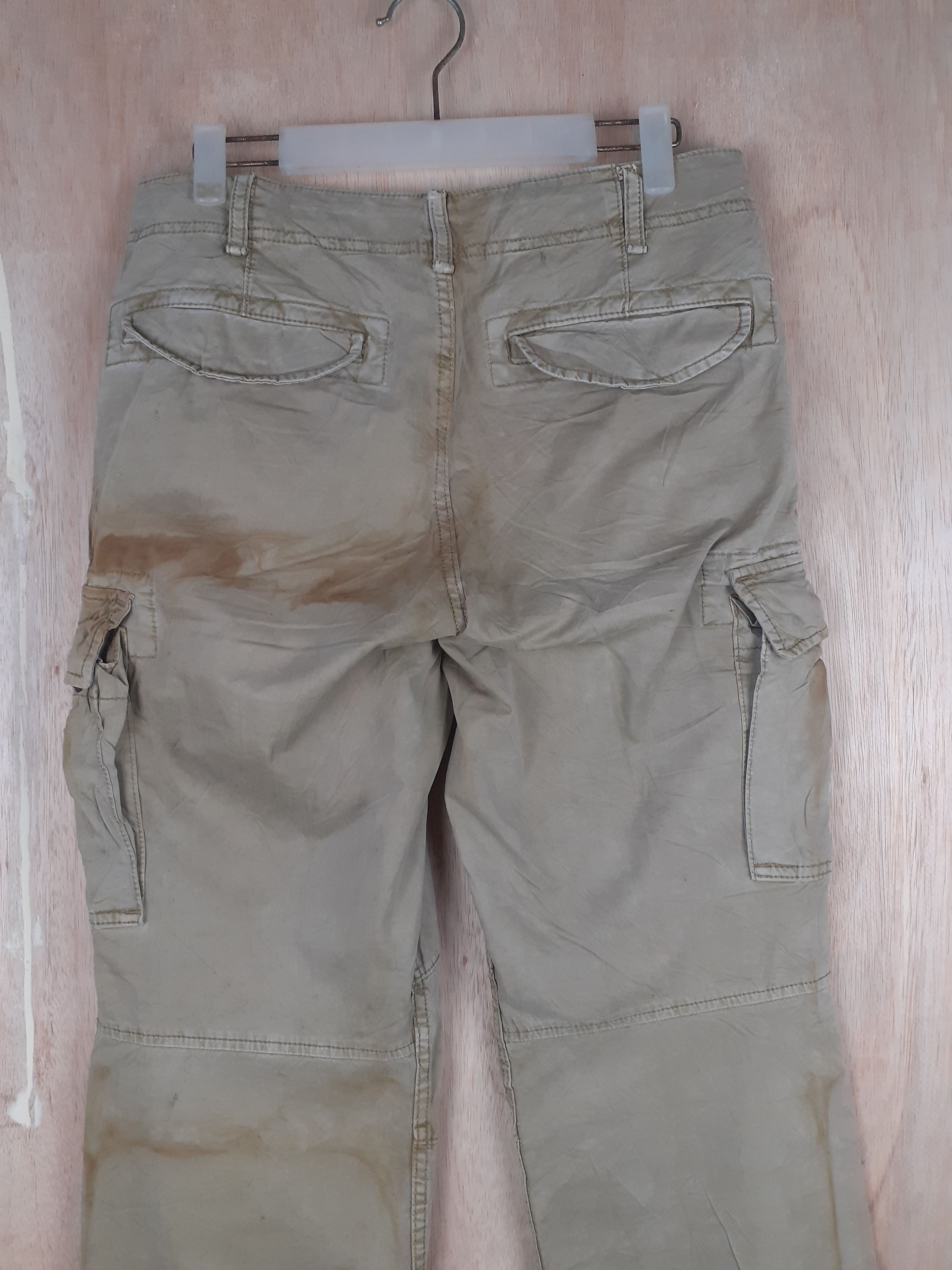 Japanese Brand Uniqlo light brown multipocket tactical cargo pant #S242 Size US 30 / EU 46 - 11 Thumbnail
