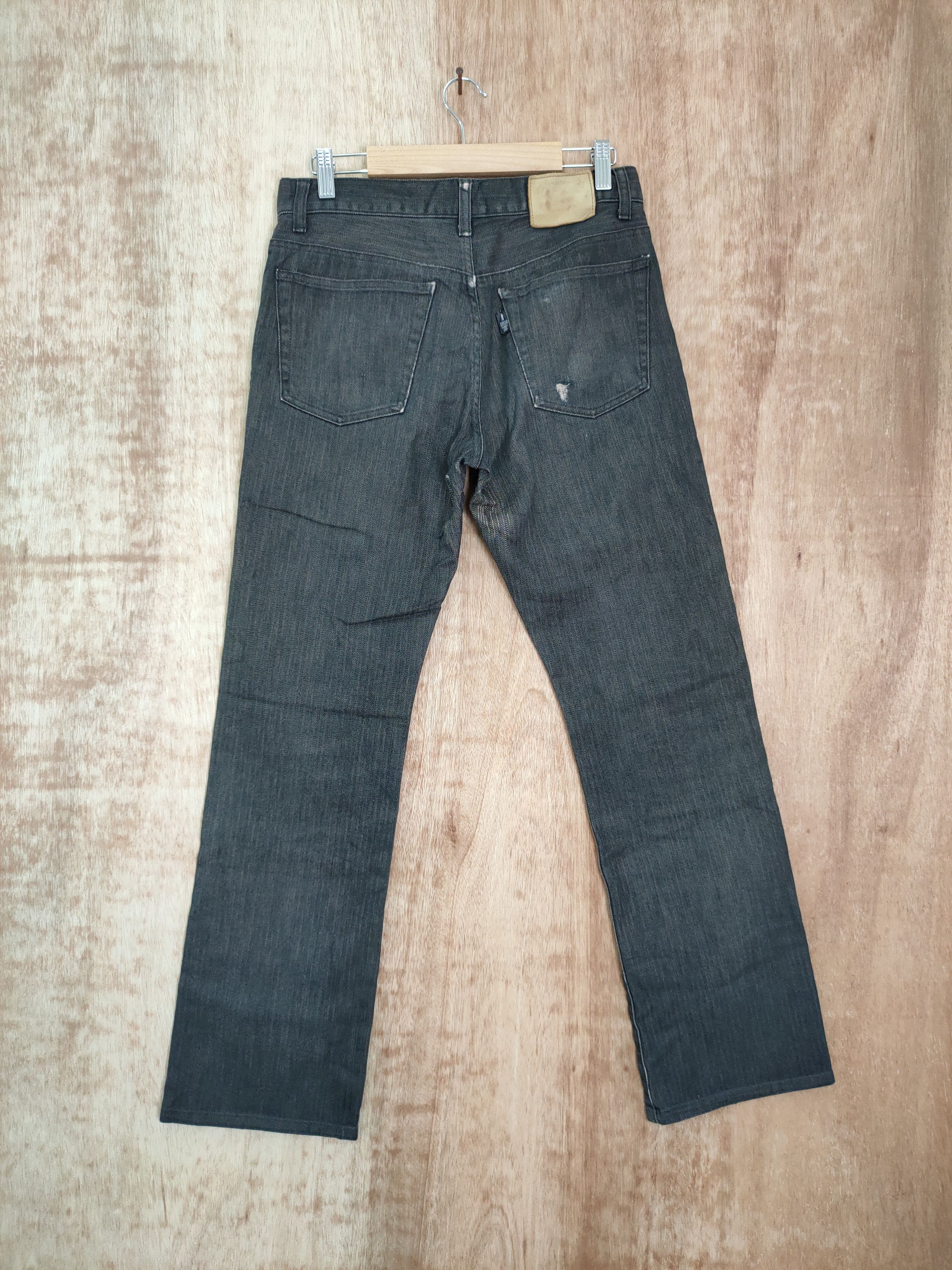 Japanese Brand DLL Takeo Kikuchi Japan black distressed denim pants #46-086 Size US 30 / EU 46 - 6 Thumbnail