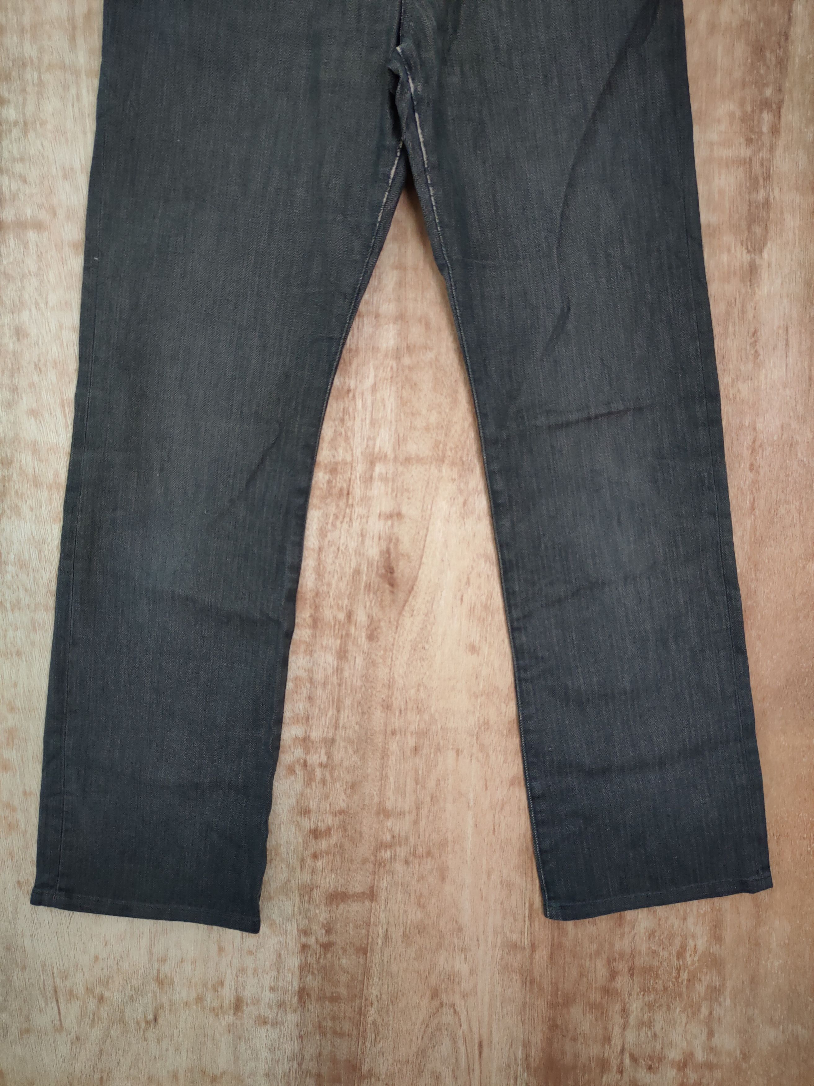 Japanese Brand DLL Takeo Kikuchi Japan black distressed denim pants #46-086 Size US 30 / EU 46 - 2 Thumbnail