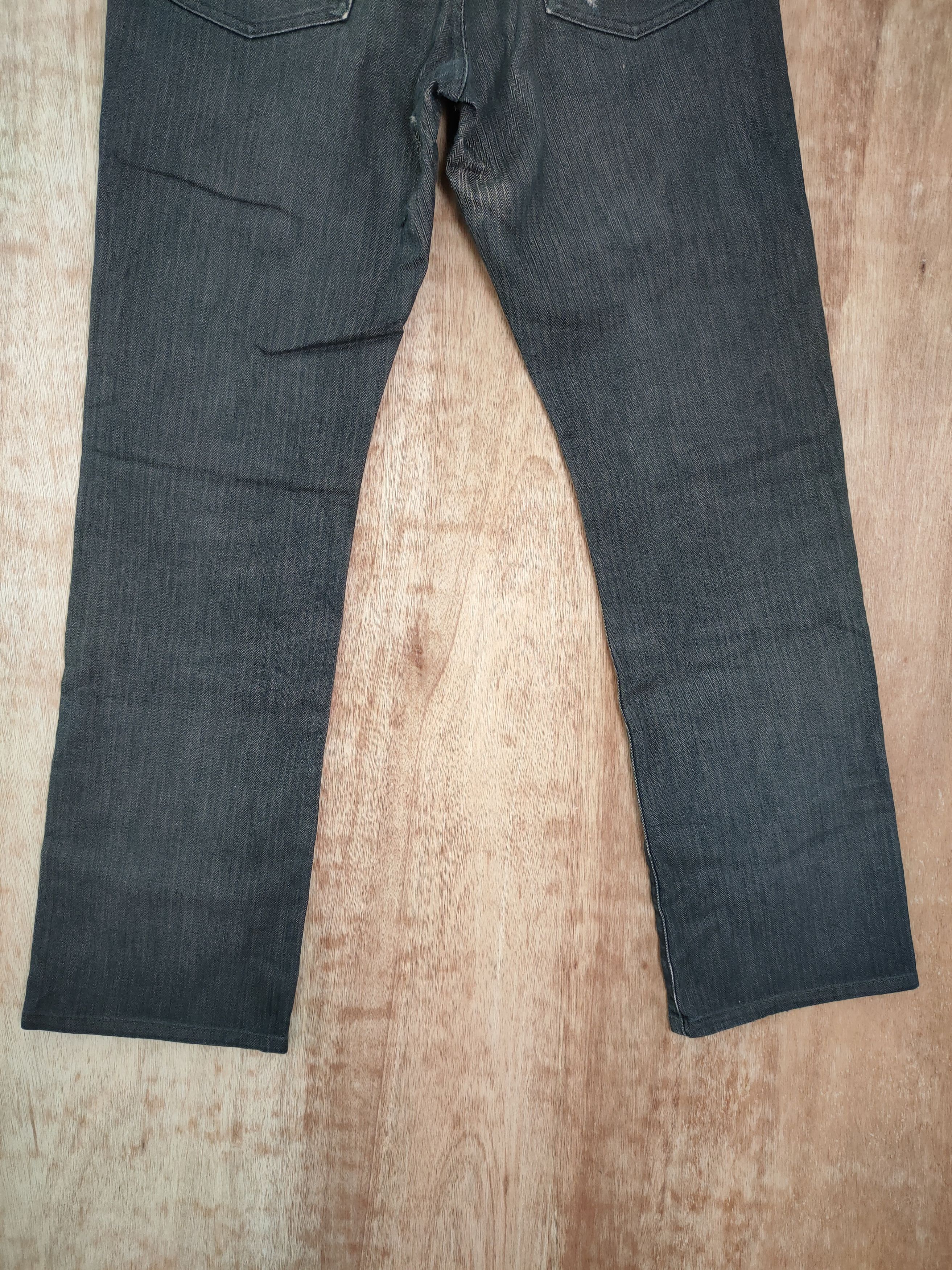 Japanese Brand DLL Takeo Kikuchi Japan black distressed denim pants #46-086 Size US 30 / EU 46 - 7 Thumbnail