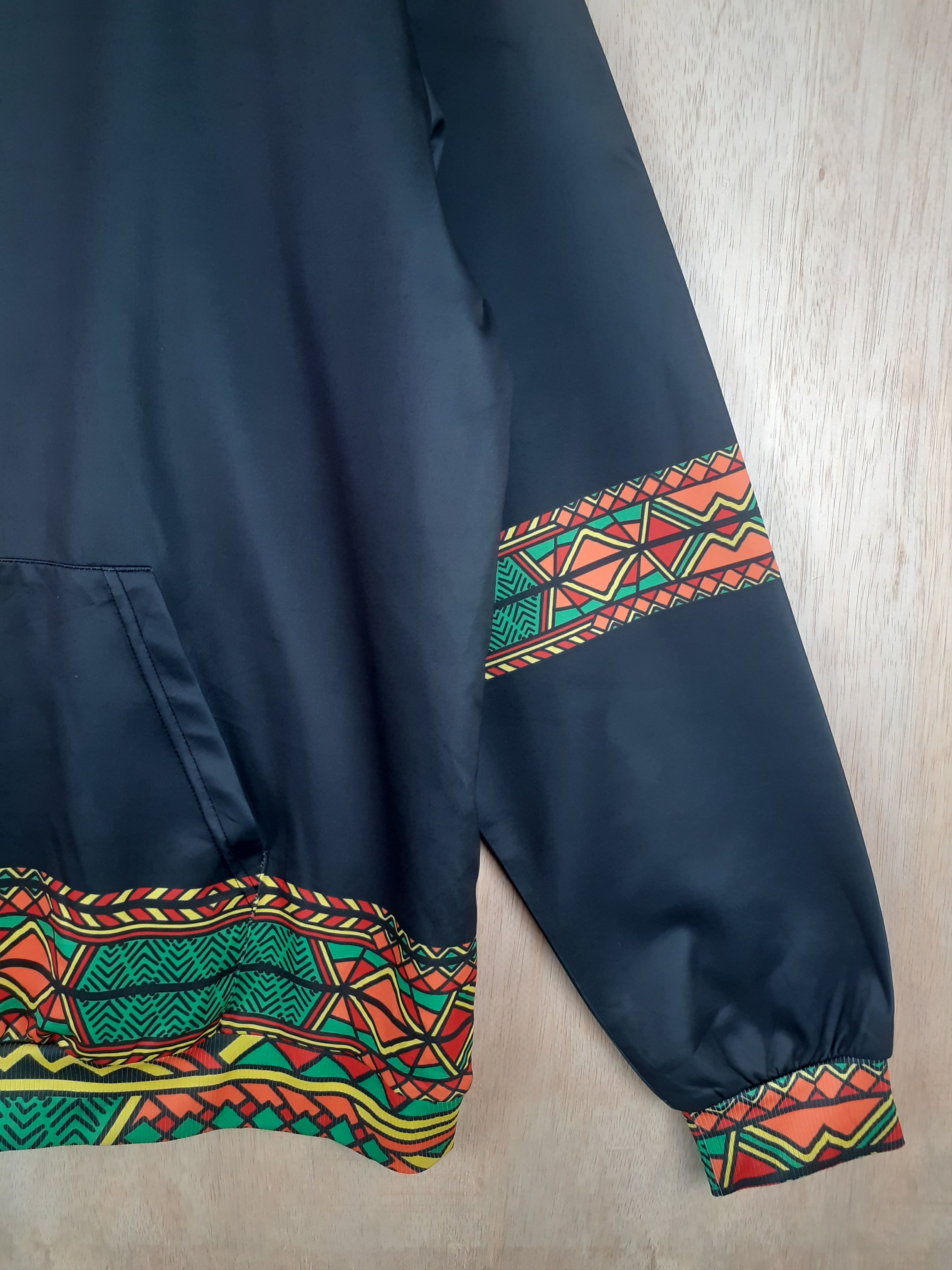 Japanese Brand Dykhmily black navajo art hoodie sweater #2903 Size US XL / EU 56 / 4 - 4 Thumbnail