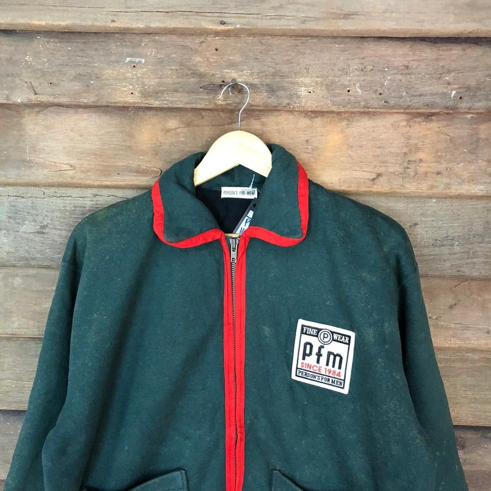Japanese Brand Person For Men Green ripped Distressed Light Jacket #5149 Size US XL / EU 56 / 4 - 11 Thumbnail