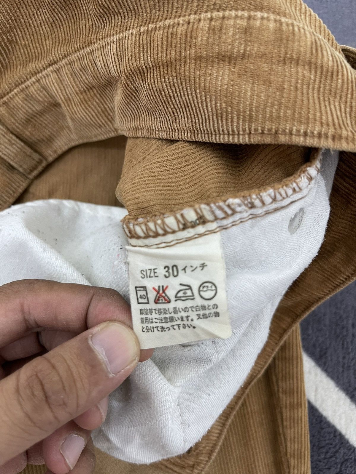 Japanese Brand Flare Jeans Vtg 1995 Levi’s 517 LVC Japan Corduroy 4🟦7 Size US 30 / EU 46 - 21 Thumbnail