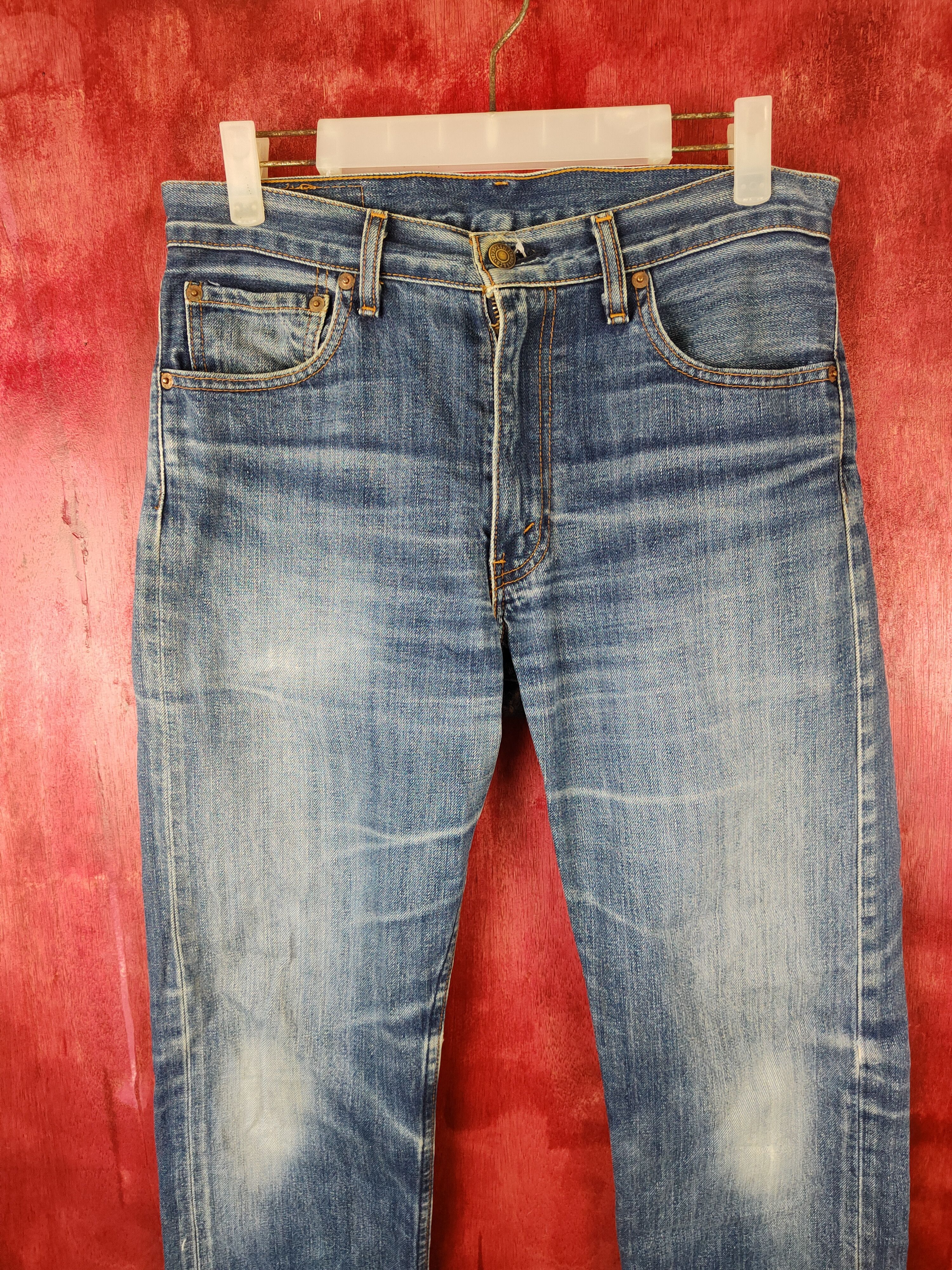 Levi's Levi's Blue Multi faded jeans Denim Pants #5159 Size US 30 / EU 46 - 2 Thumbnail