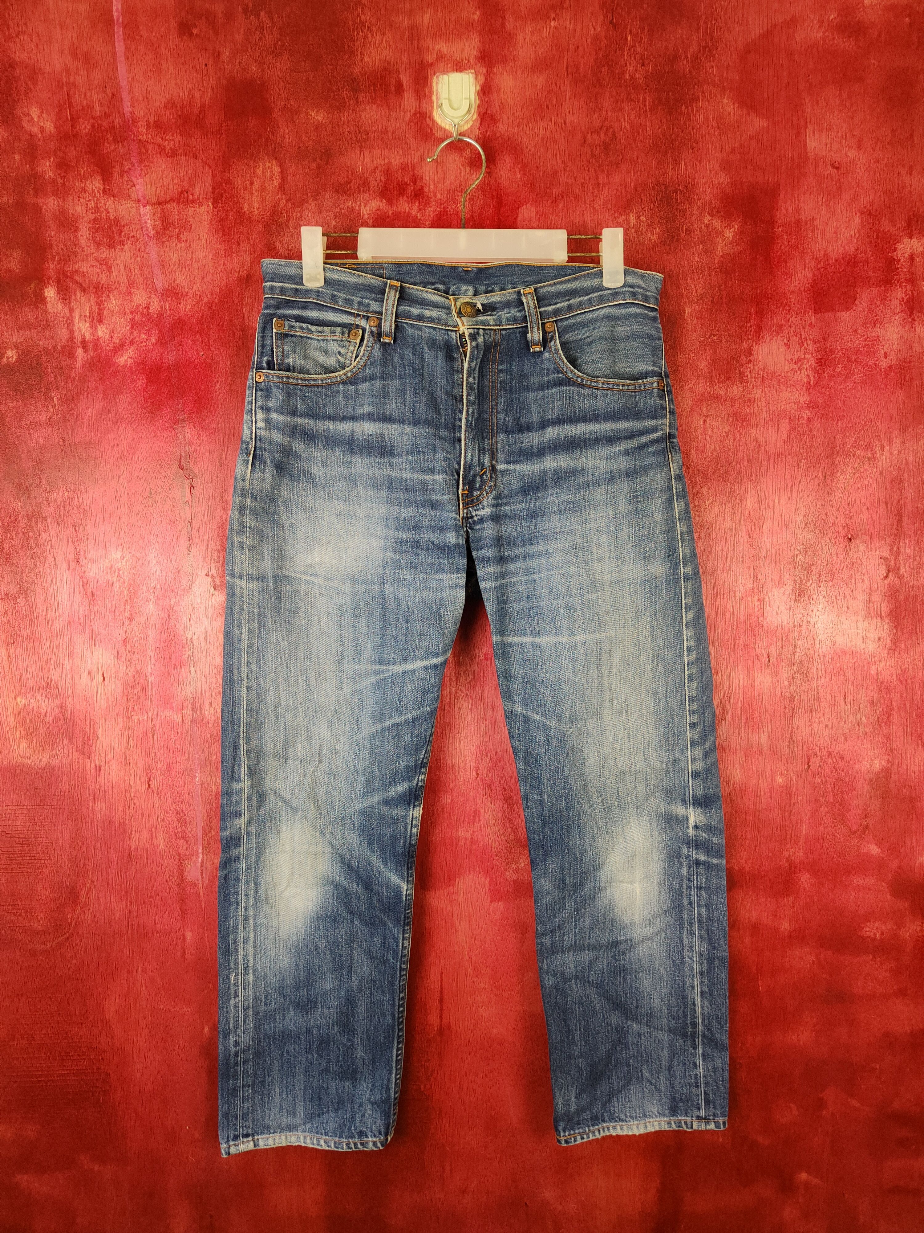 Levi's Levi's Blue Multi faded jeans Denim Pants #5159 Size US 30 / EU 46 - 1 Thumbnail
