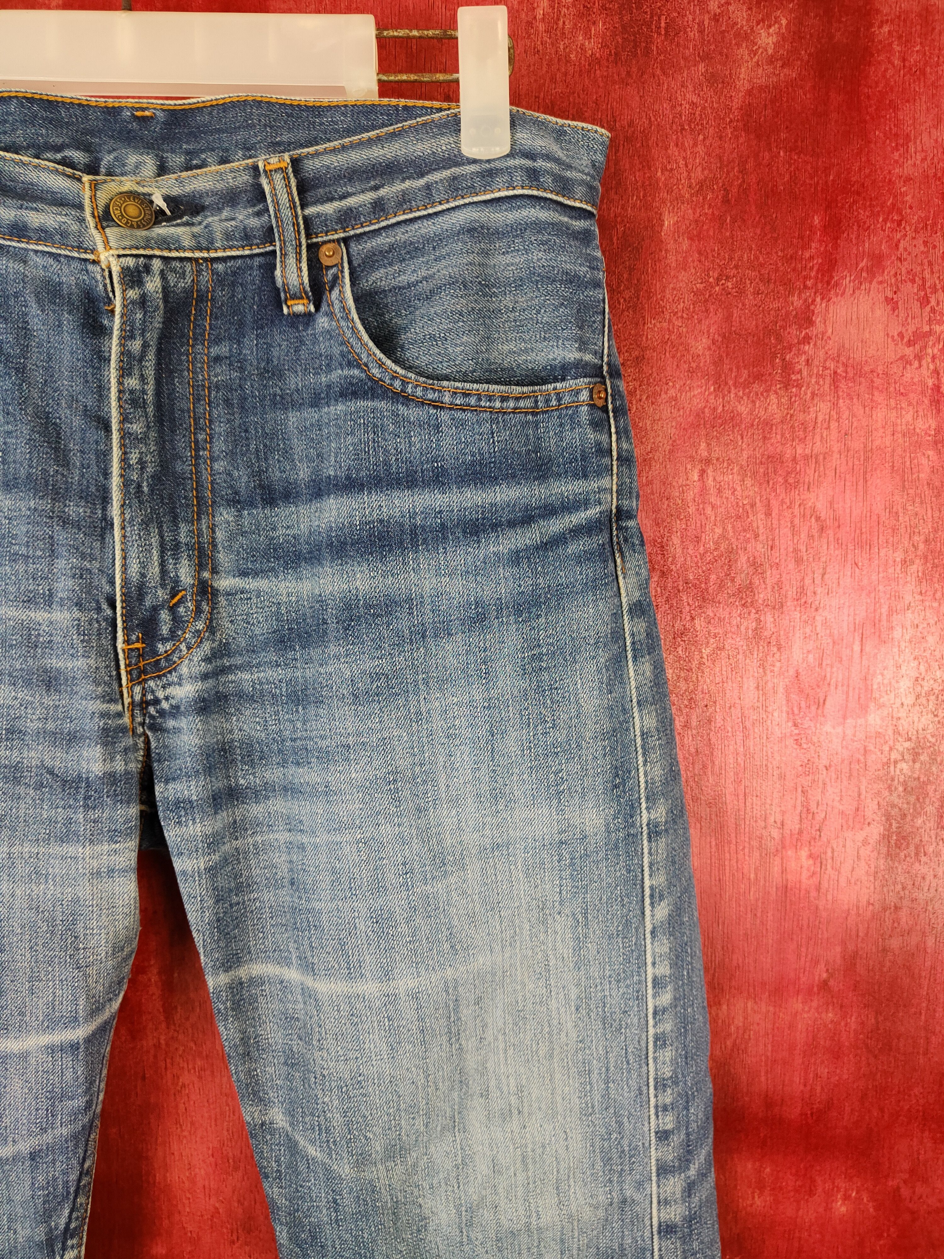 Levi's Levi's Blue Multi faded jeans Denim Pants #5159 Size US 30 / EU 46 - 5 Thumbnail