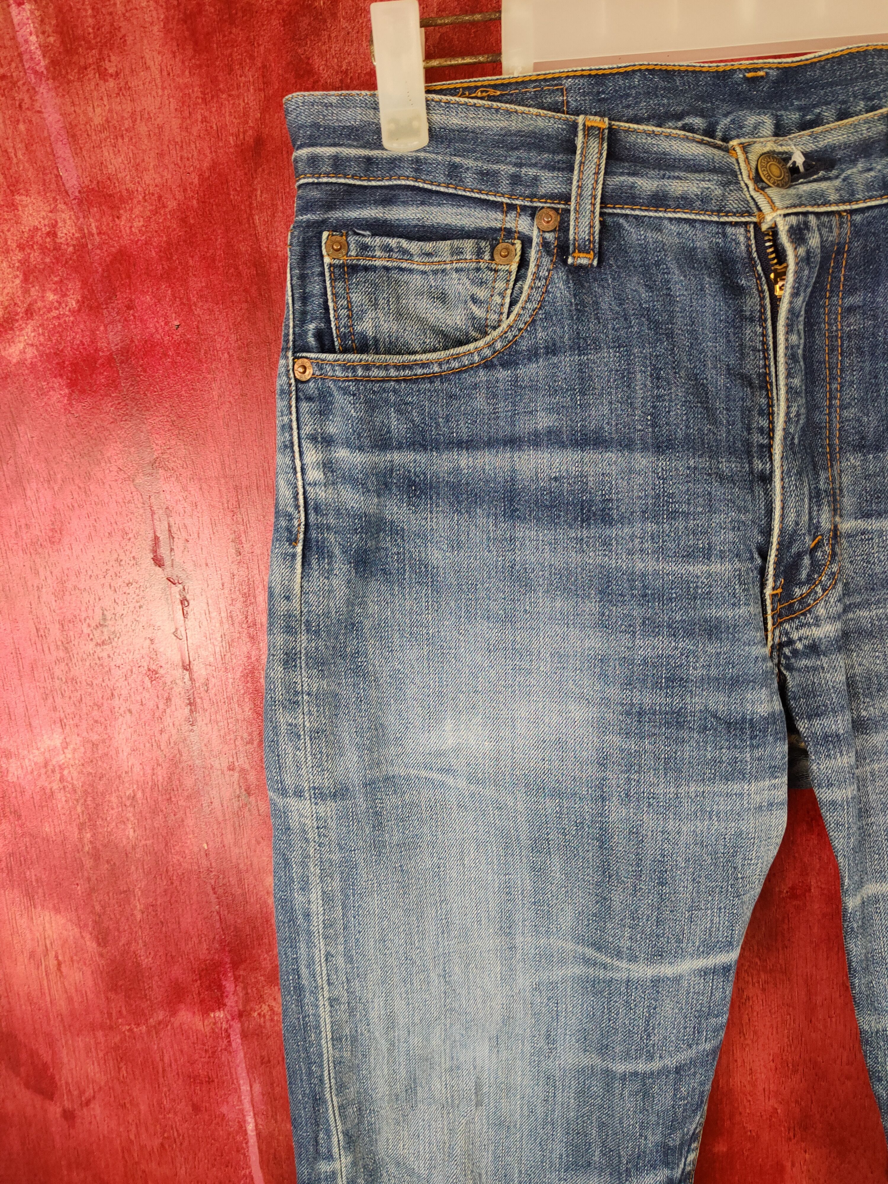 Levi's Levi's Blue Multi faded jeans Denim Pants #5159 Size US 30 / EU 46 - 3 Thumbnail