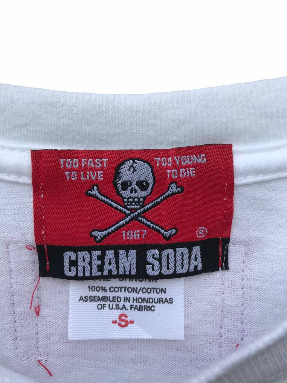 Japanese Brand Cream Soda To Fast To Young To Live To Die Skull Shirt Size US S / EU 44-46 / 1 - 2 Thumbnail