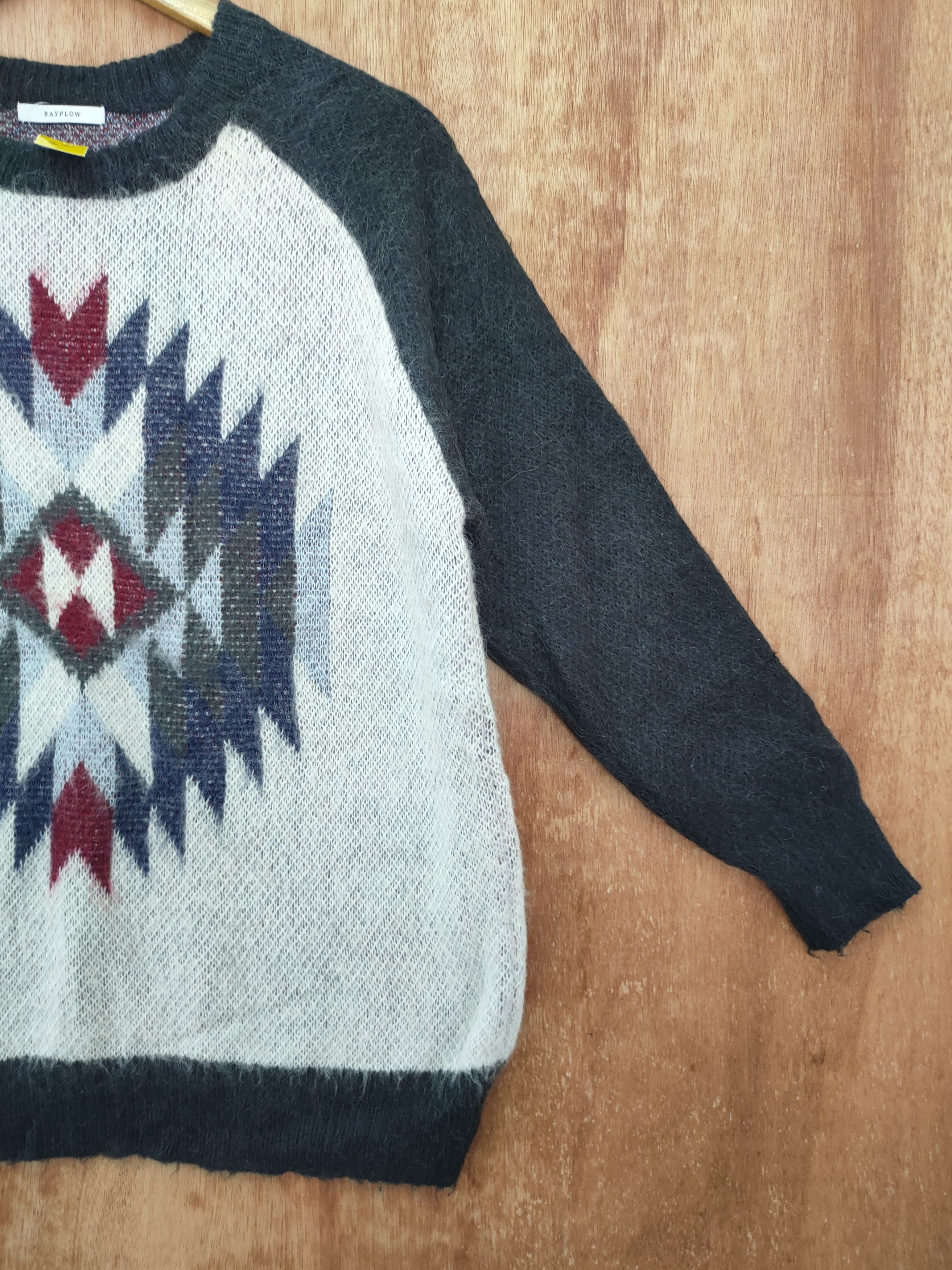 Homespun Knitwear DLL Bayflow knitwear mohair navajo vintage japan #46-188 Size US M / EU 48-50 / 2 - 3 Thumbnail