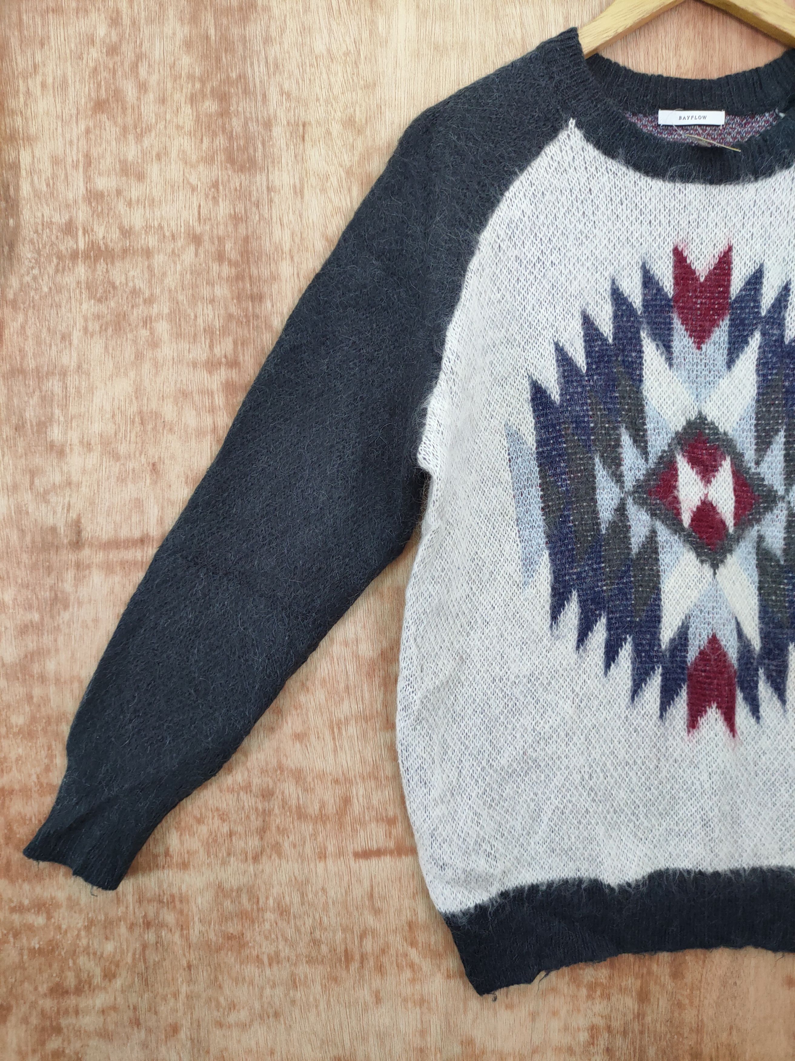 Homespun Knitwear DLL Bayflow knitwear mohair navajo vintage japan #46-188 Size US M / EU 48-50 / 2 - 2 Thumbnail