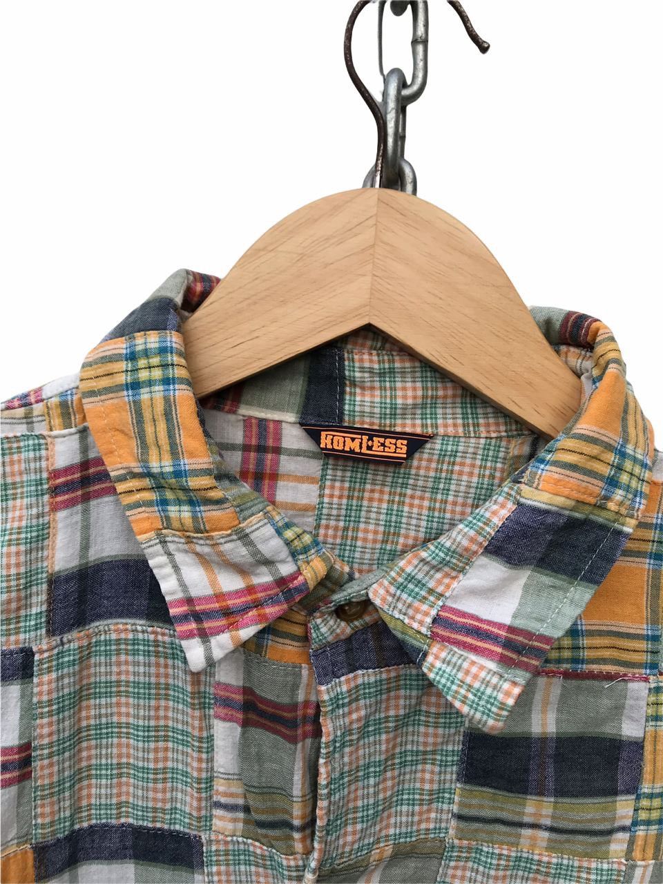 Japanese Brand Japanese Brand Homeless Patchwork Streetwear Shirt Size US L / EU 52-54 / 3 - 2 Thumbnail