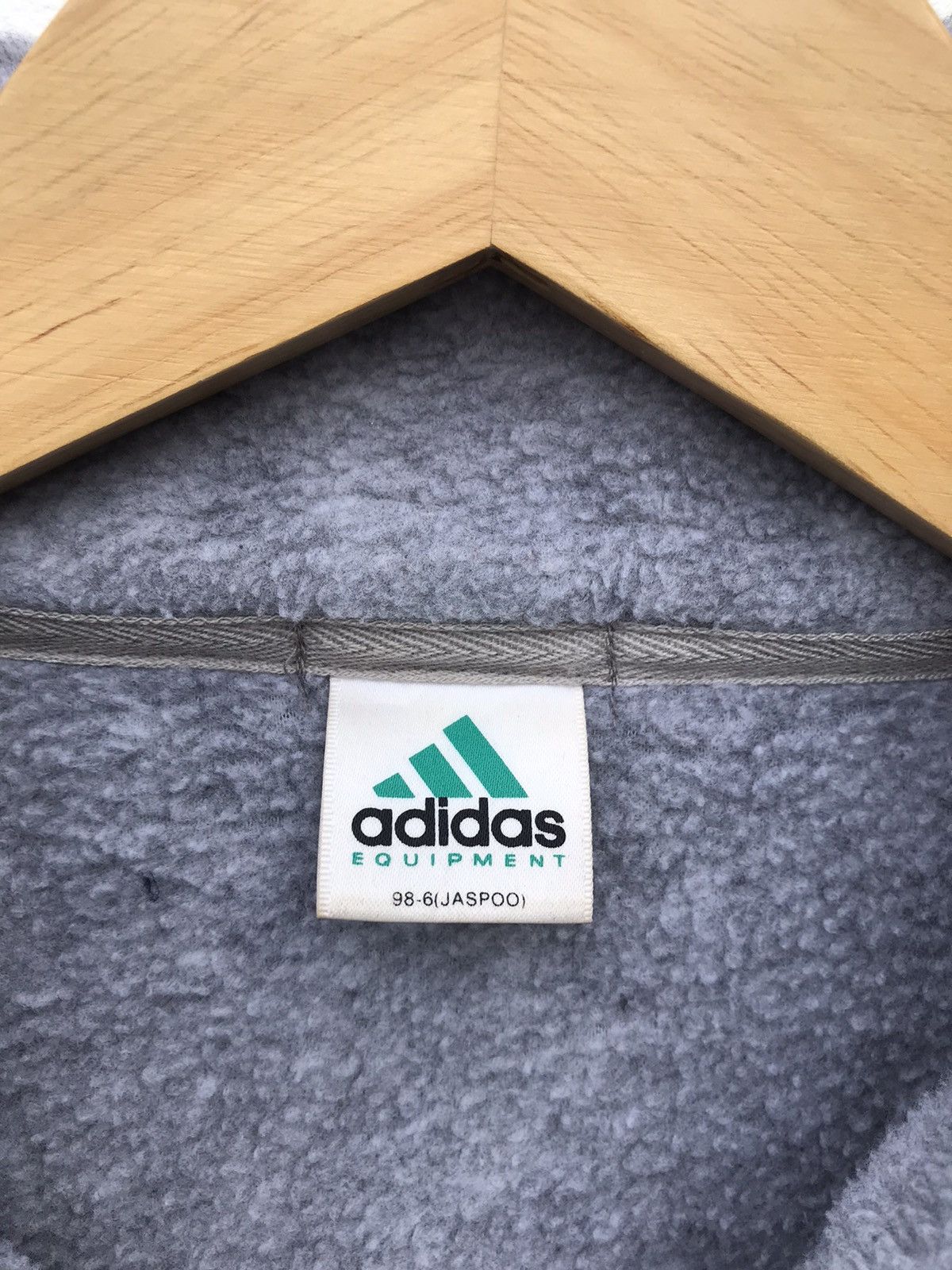 Adidas Vintage 90s Adidas Fleece Sweater Streetwear Jacket Size US L / EU 52-54 / 3 - 3 Thumbnail