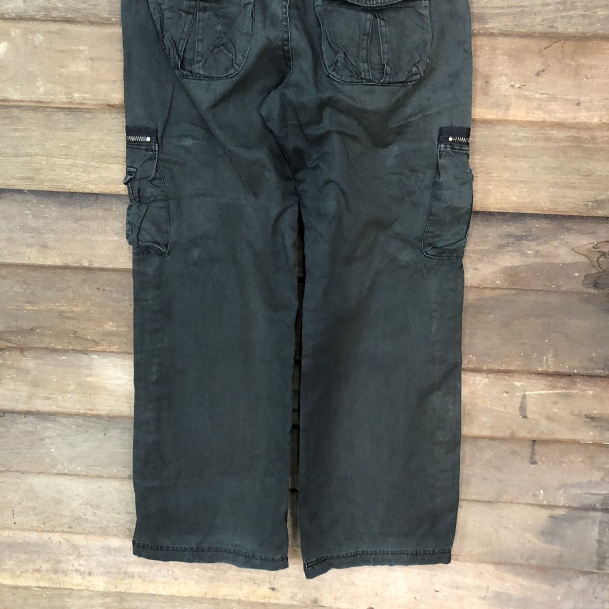 Japanese Brand DL Japanese Brand Black utility streetwear Cargo Pants #4038 Size 29" - 13 Thumbnail