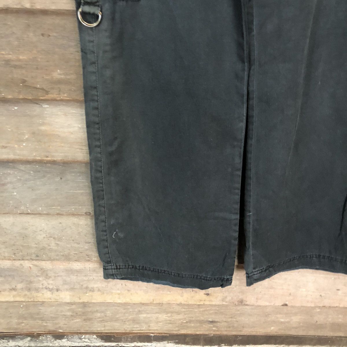 Japanese Brand DL Japanese Brand Black utility streetwear Cargo Pants #4038 Size 29" - 8 Thumbnail