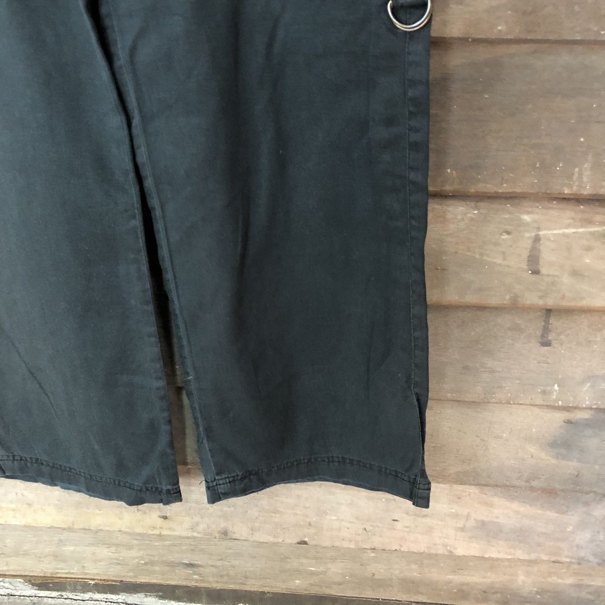 Japanese Brand DL Japanese Brand Black utility streetwear Cargo Pants #4038 Size 29" - 9 Thumbnail