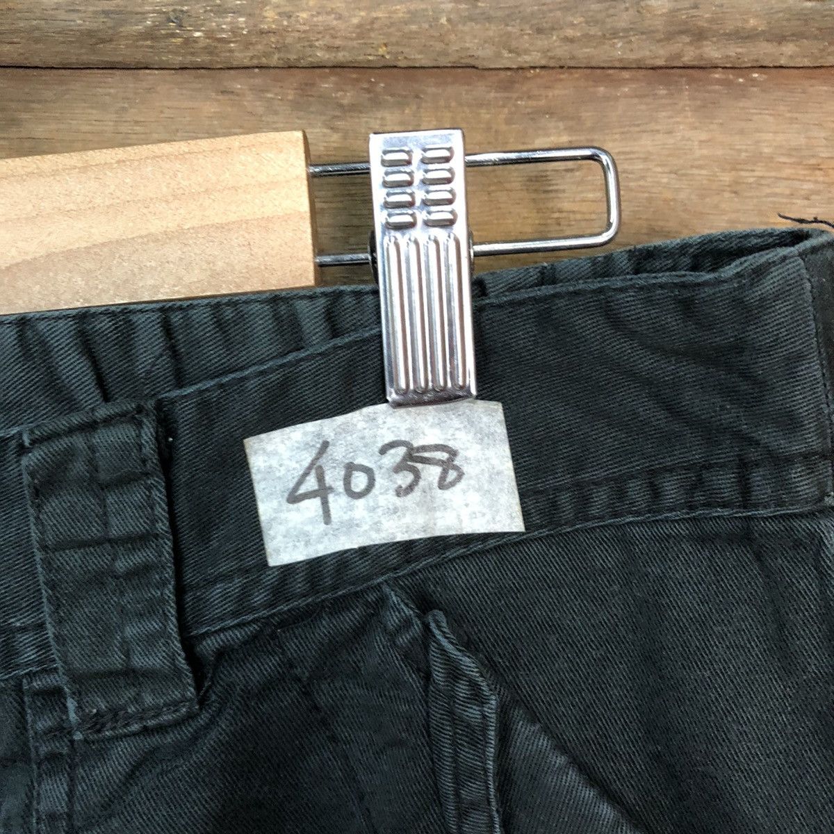 Japanese Brand DL Japanese Brand Black utility streetwear Cargo Pants #4038 Size 29" - 10 Thumbnail