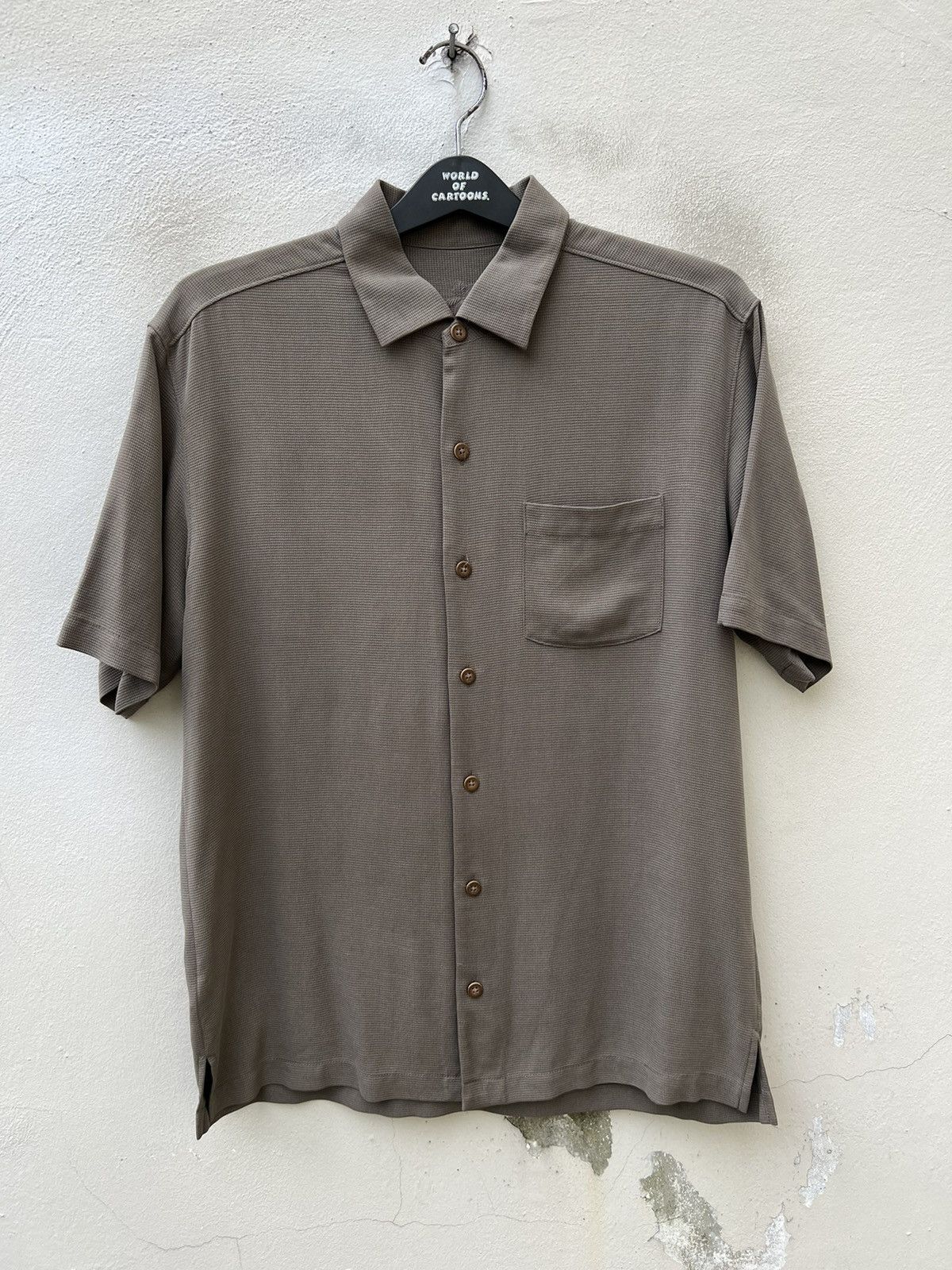 Tommy Bahama Tommy Bahama Island Riders Embroidery Silk Hawaiian Shirt Size US L / EU 52-54 / 3 - 6 Thumbnail