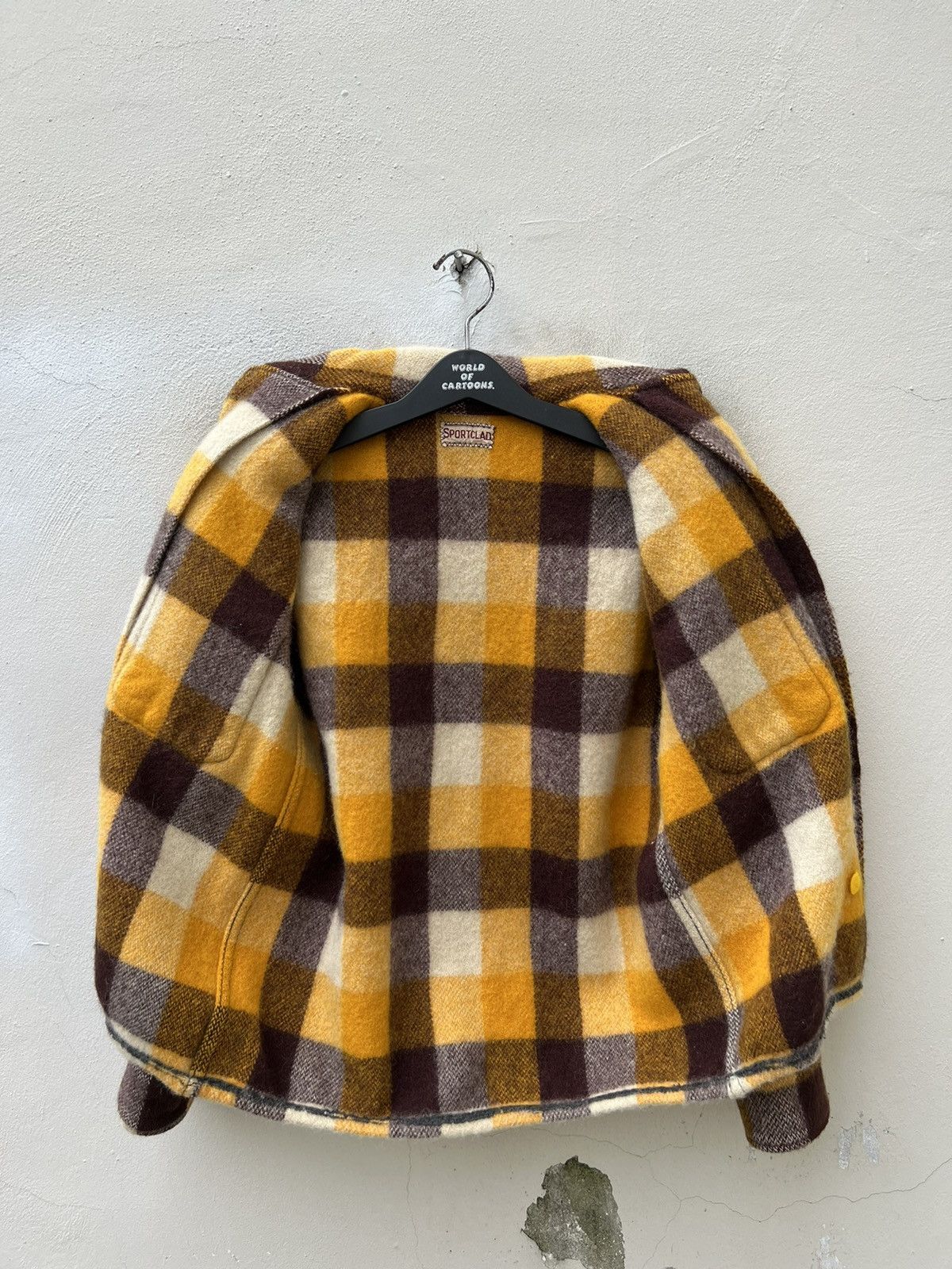 Vintage Vintage 40s 50s SPORTCLAD Tartan Wool Button Jacket Size US S / EU 44-46 / 1 - 15 Thumbnail