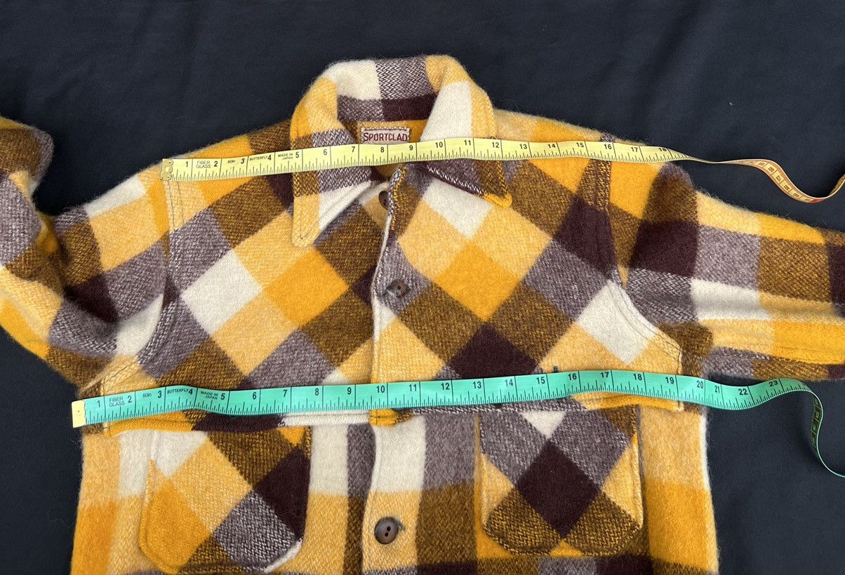 Vintage Vintage 40s 50s SPORTCLAD Tartan Wool Button Jacket Size US S / EU 44-46 / 1 - 2 Thumbnail
