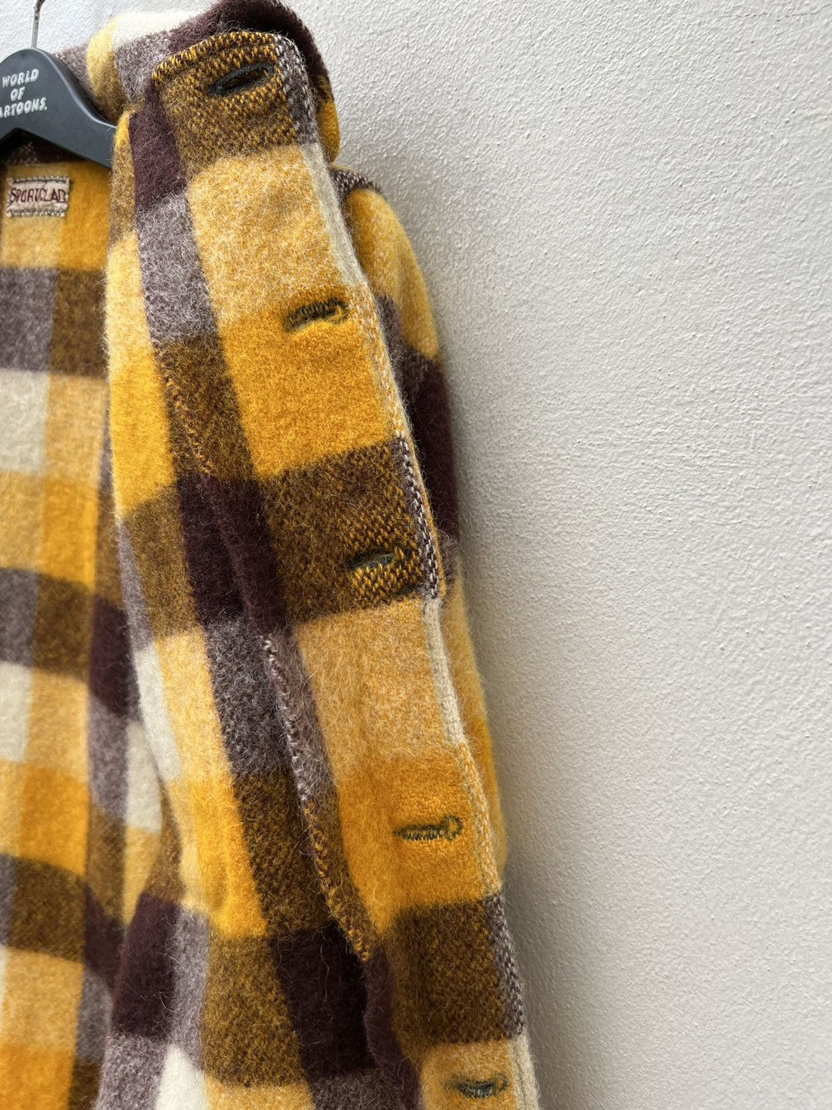 Vintage Vintage 40s 50s SPORTCLAD Tartan Wool Button Jacket Size US S / EU 44-46 / 1 - 19 Thumbnail