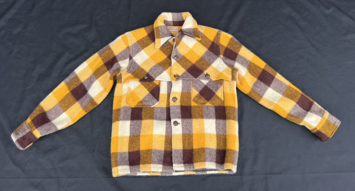 Vintage Vintage 40s 50s SPORTCLAD Tartan Wool Button Jacket Size US S / EU 44-46 / 1 - 1 Thumbnail