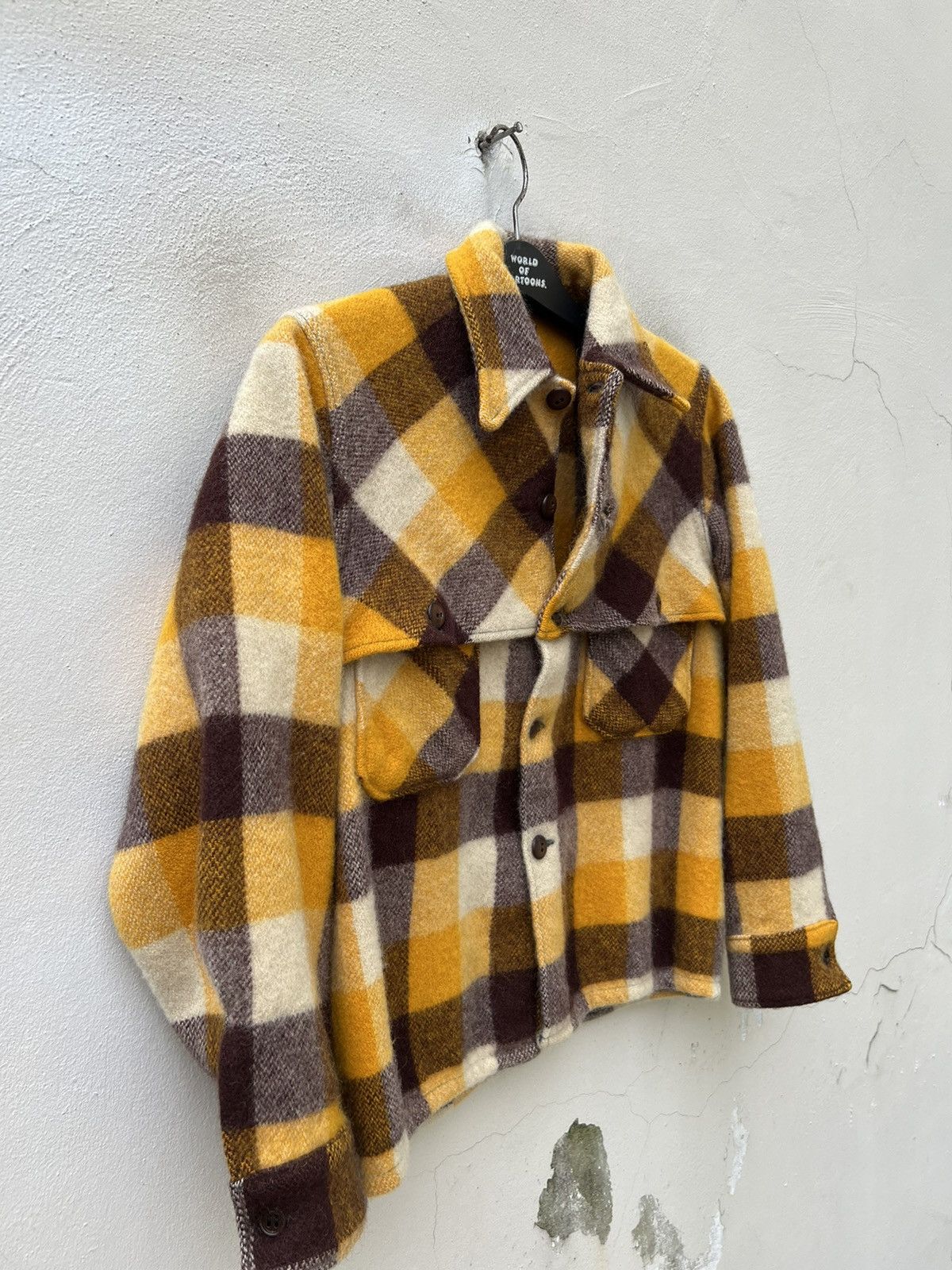 Vintage Vintage 40s 50s SPORTCLAD Tartan Wool Button Jacket Size US S / EU 44-46 / 1 - 12 Thumbnail
