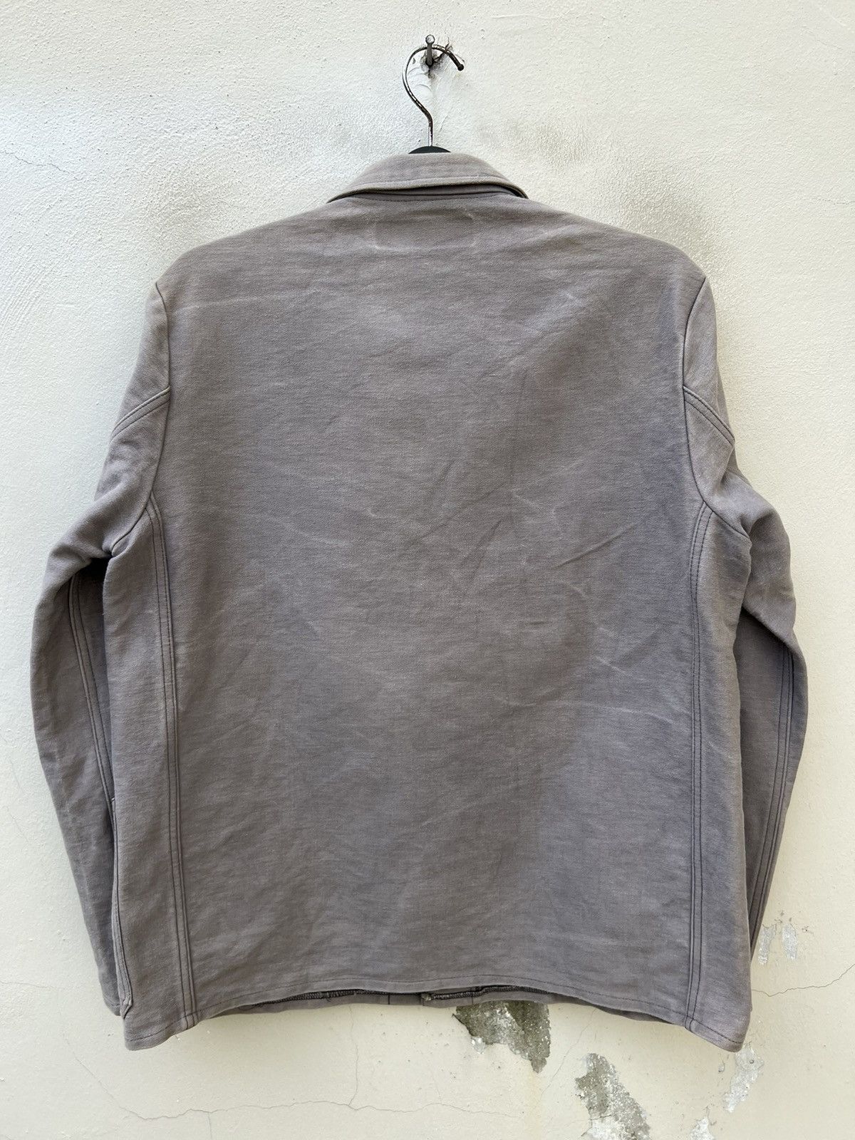 Vintage Vintage MOHR Sun Fade Dirty Mud Moleskin Cotton Chore Jacket Size US L / EU 52-54 / 3 - 15 Thumbnail