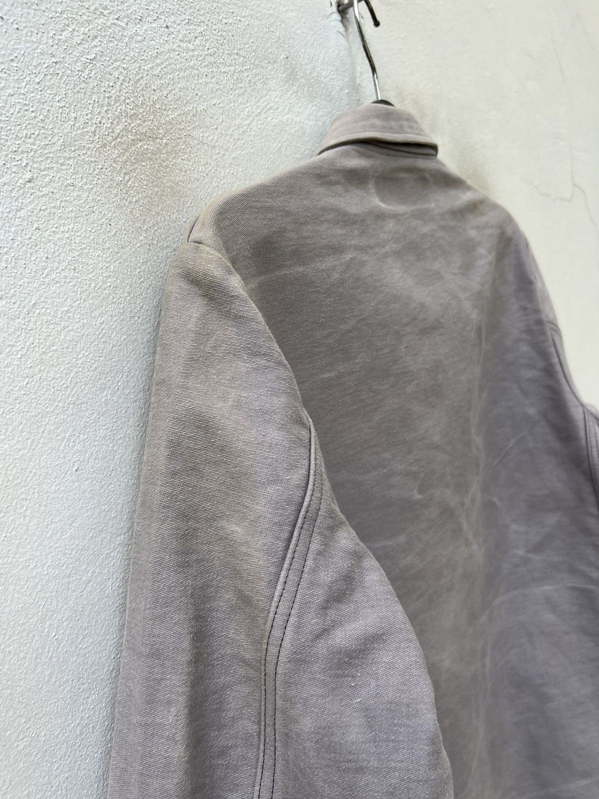 Vintage Vintage MOHR Sun Fade Dirty Mud Moleskin Cotton Chore Jacket Size US L / EU 52-54 / 3 - 20 Thumbnail
