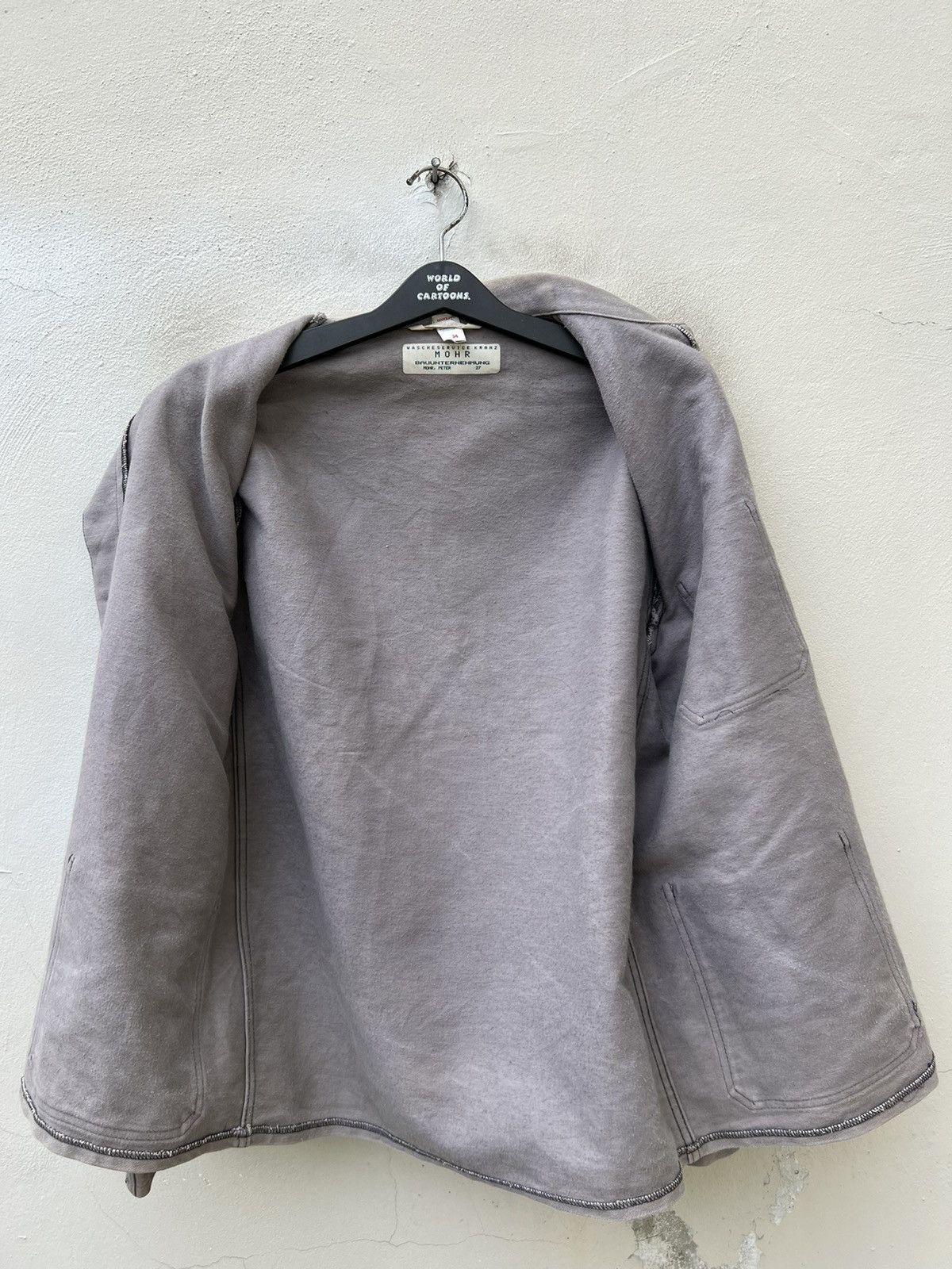 Vintage Vintage MOHR Sun Fade Dirty Mud Moleskin Cotton Chore Jacket Size US L / EU 52-54 / 3 - 22 Thumbnail