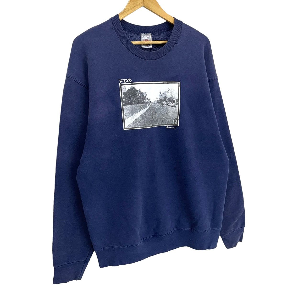 FTC × Vintage RARE💥90s FTC SKATEBOARDS CREWNECK SWEATSHIRT Size US XL / EU 56 / 4 - 2 Thumbnail