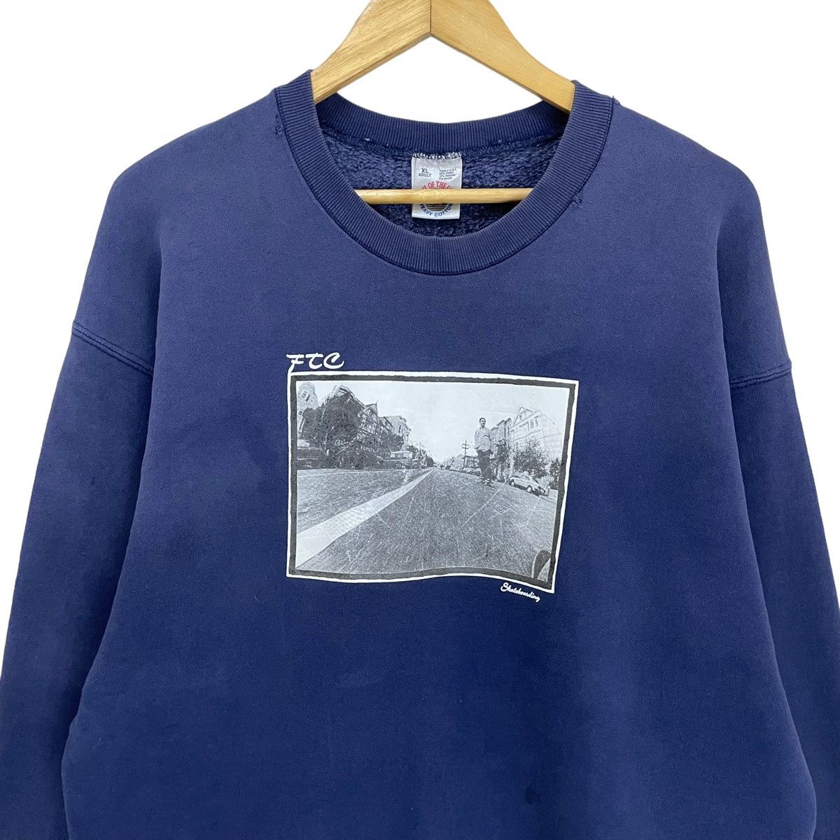 FTC × Vintage RARE💥90s FTC SKATEBOARDS CREWNECK SWEATSHIRT Size US XL / EU 56 / 4 - 4 Thumbnail