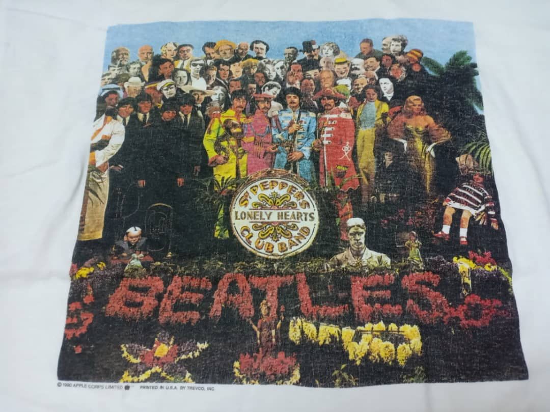 Band Tees Vintage T Shirt The Beatles Rare Music Rock 7/20 Size US L / EU 52-54 / 3 - 6 Thumbnail