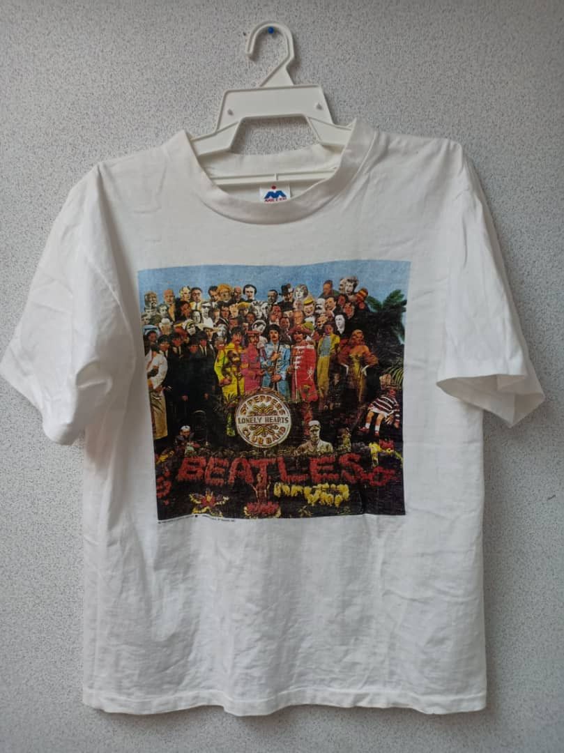 Band Tees Vintage T Shirt The Beatles Rare Music Rock 7/20 Size US L / EU 52-54 / 3 - 1 Thumbnail