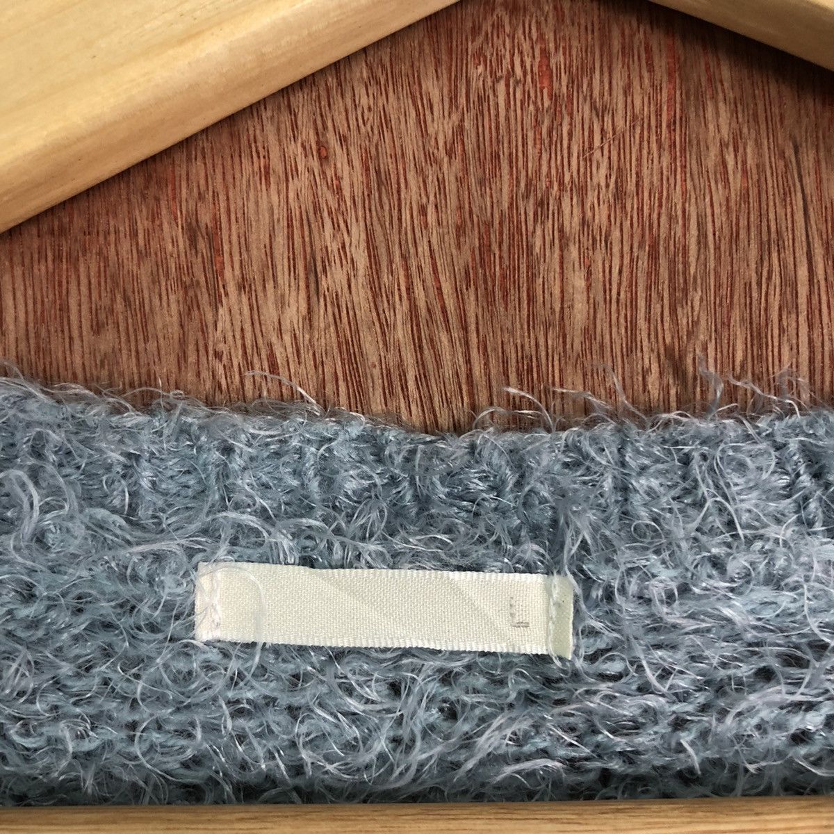 Japanese Brand Japan GU Blue fur Mohair Shag Shaggy Knitwear #c421 Size M / US 6-8 / IT 42-44 - 8 Thumbnail