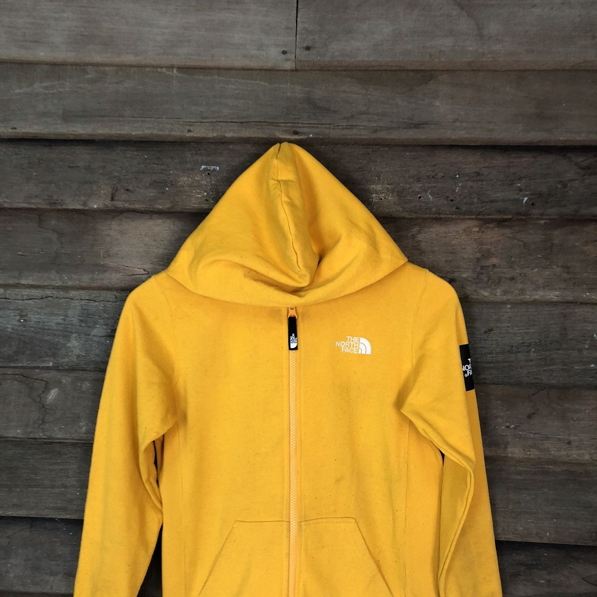 The North Face The North Face Yellow Hoodie #6801 Size S / US 4 / IT 40 - 2 Thumbnail