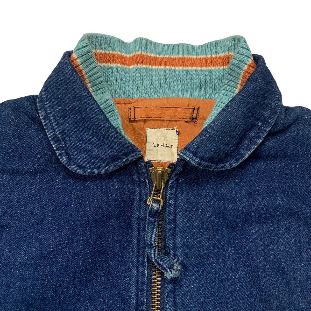 Karl Helmut Rare Karl helmut Pink house denim bomber jacket Size US M / EU 48-50 / 2 - 6 Thumbnail
