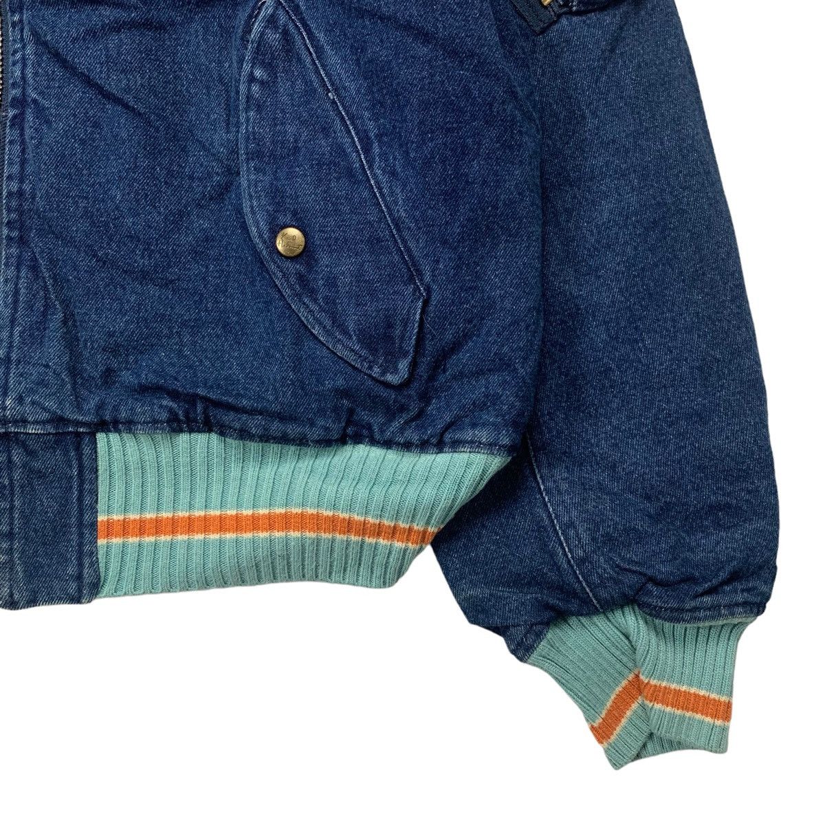 Karl Helmut Rare Karl helmut Pink house denim bomber jacket Size US M / EU 48-50 / 2 - 5 Thumbnail