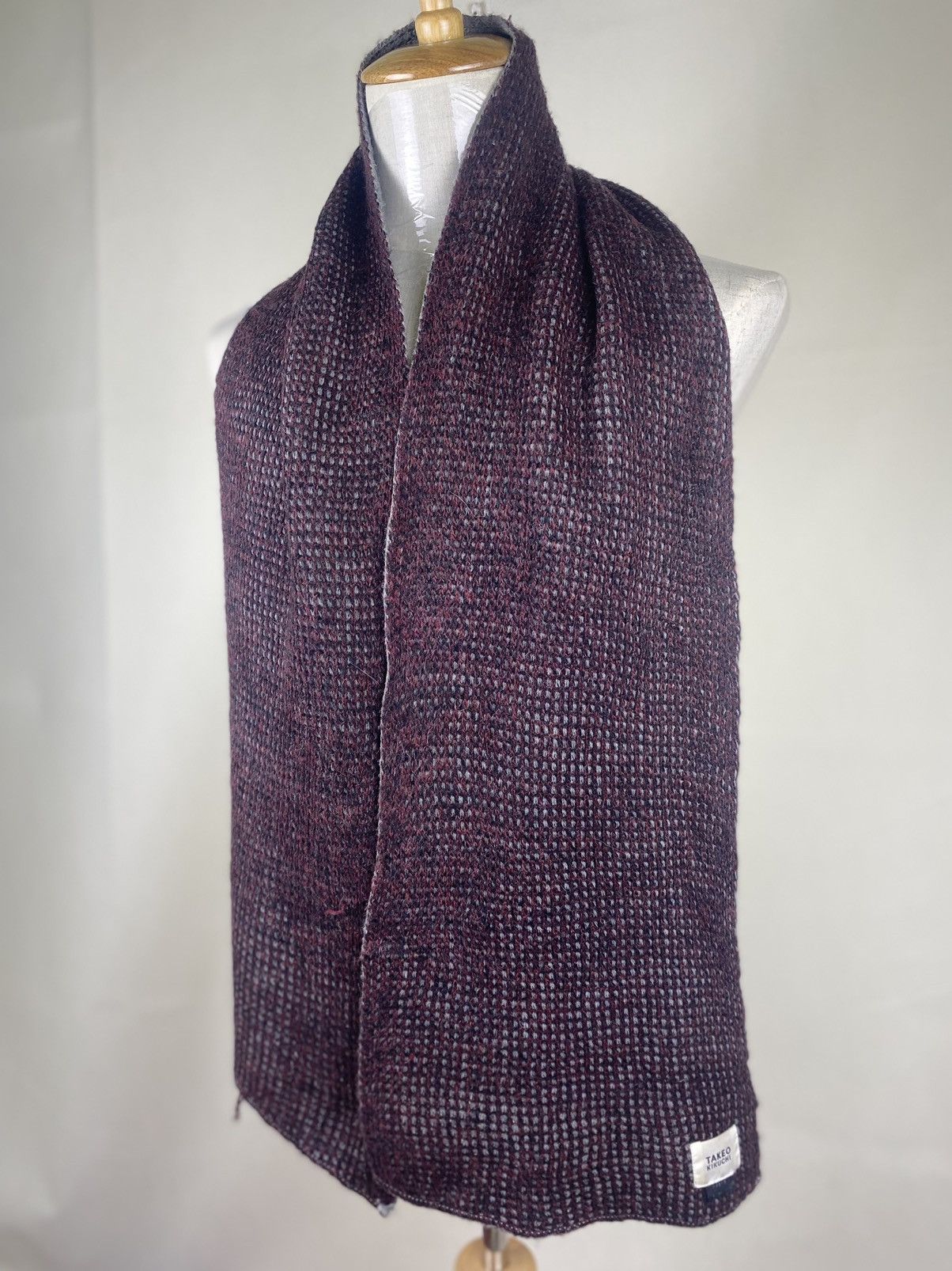 Japanese Brand Takeo Kikuchi Scarf / Muffler / Wool Size ONE SIZE - 3 Thumbnail