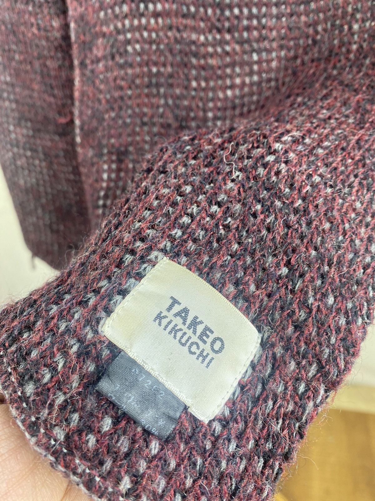 Japanese Brand Takeo Kikuchi Scarf / Muffler / Wool Size ONE SIZE - 2 Thumbnail