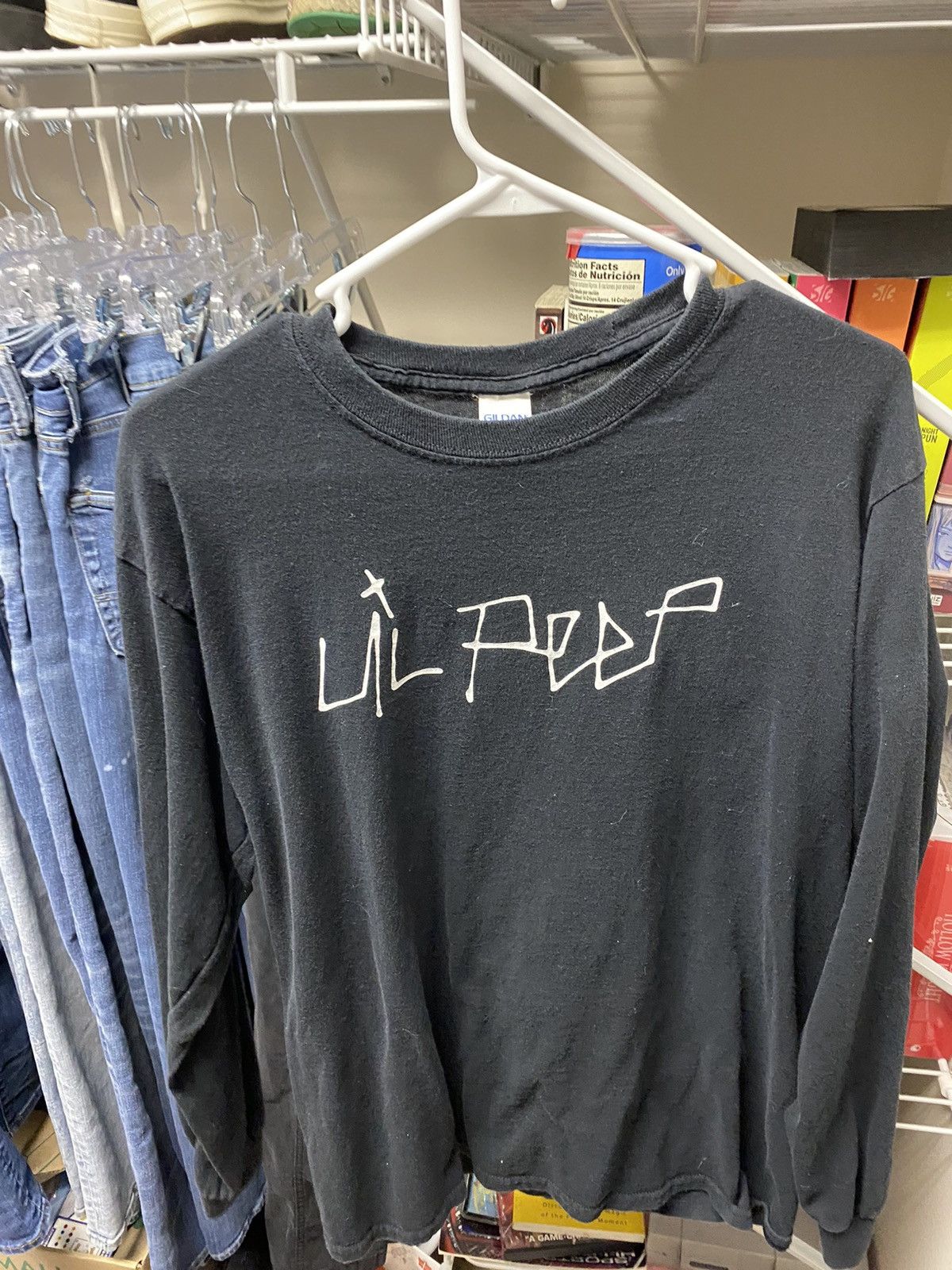 LIL PEEP Lil peep GBC fire long sleeve | Grailed