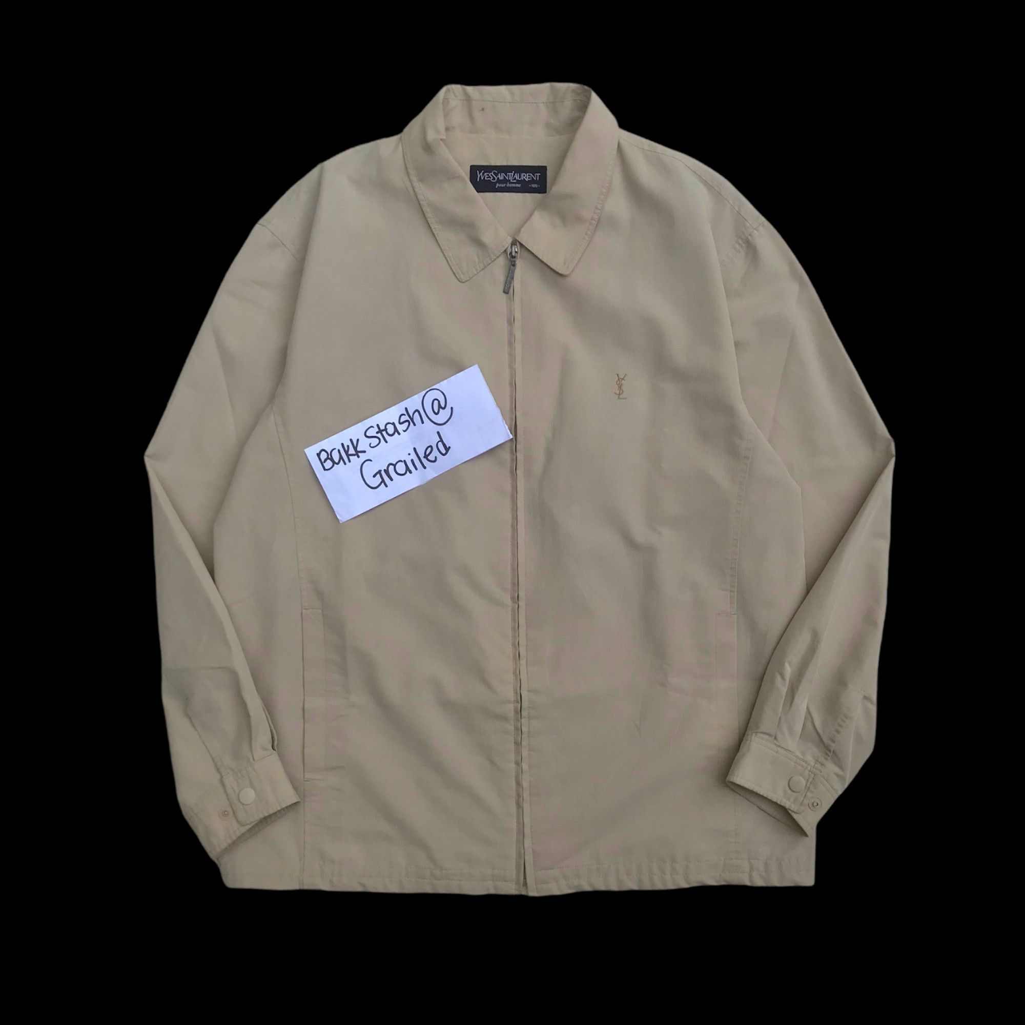 Vintage Yves Saint Laurent Pour Homme Harrington Jacket