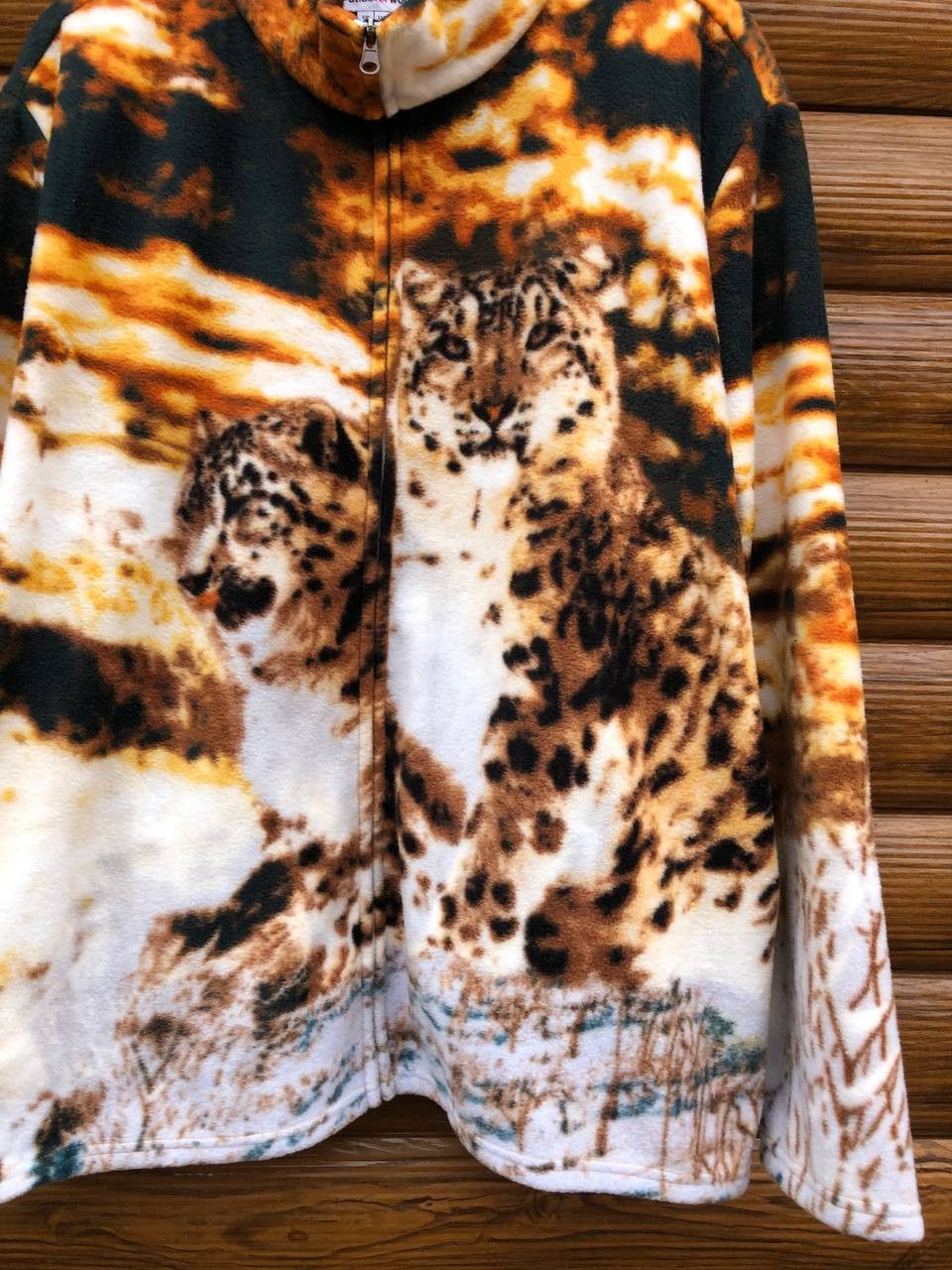 Other Vintage Atlas Animal Fleece Jacket Size US XL / EU 56 / 4 - 2 Thumbnail