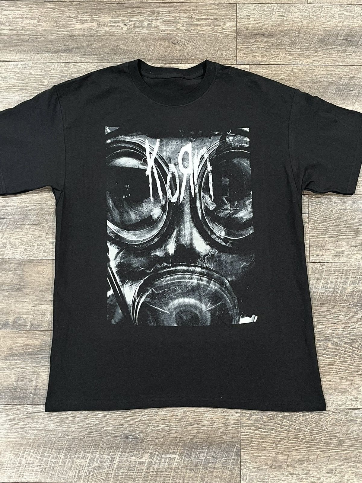 Band Tees Korn Gas Mask Black Tee Shirt Size Large Size US M / EU 48-50 / 2 - 1 Thumbnail