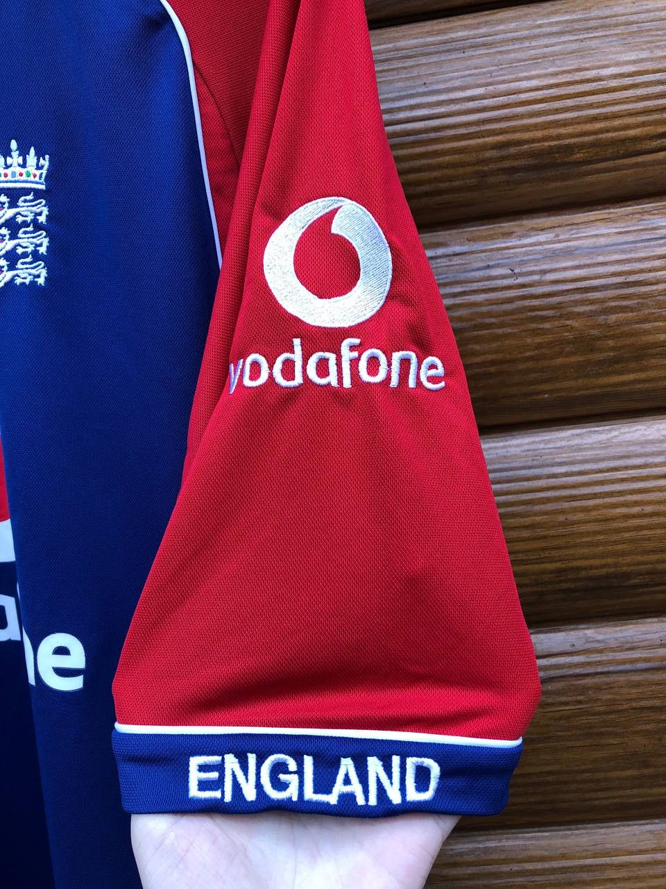 Vintage Admiral Soccer Jersey England Vodafone Soccer Futbol Polo Size US S / EU 44-46 / 1 - 4 Thumbnail