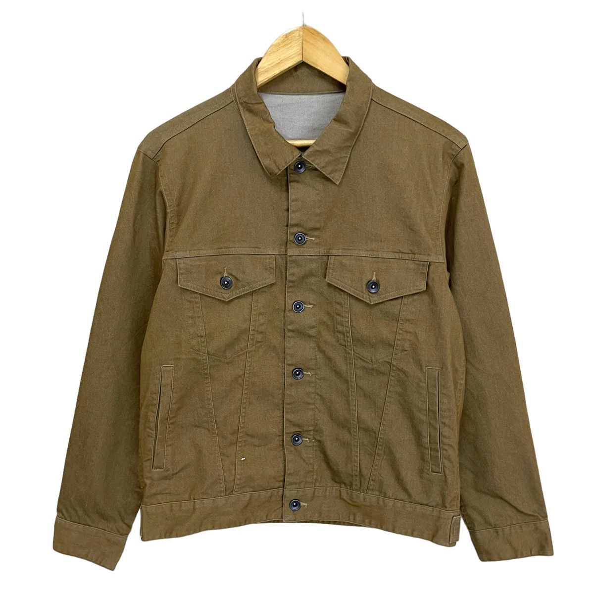 Beauty Beast × Hysteric Glamour × Japanese Brand 💥 Takeo Kikuchi Men Japan Trucker Button Jacket Size US M / EU 48-50 / 2 - 1 Thumbnail